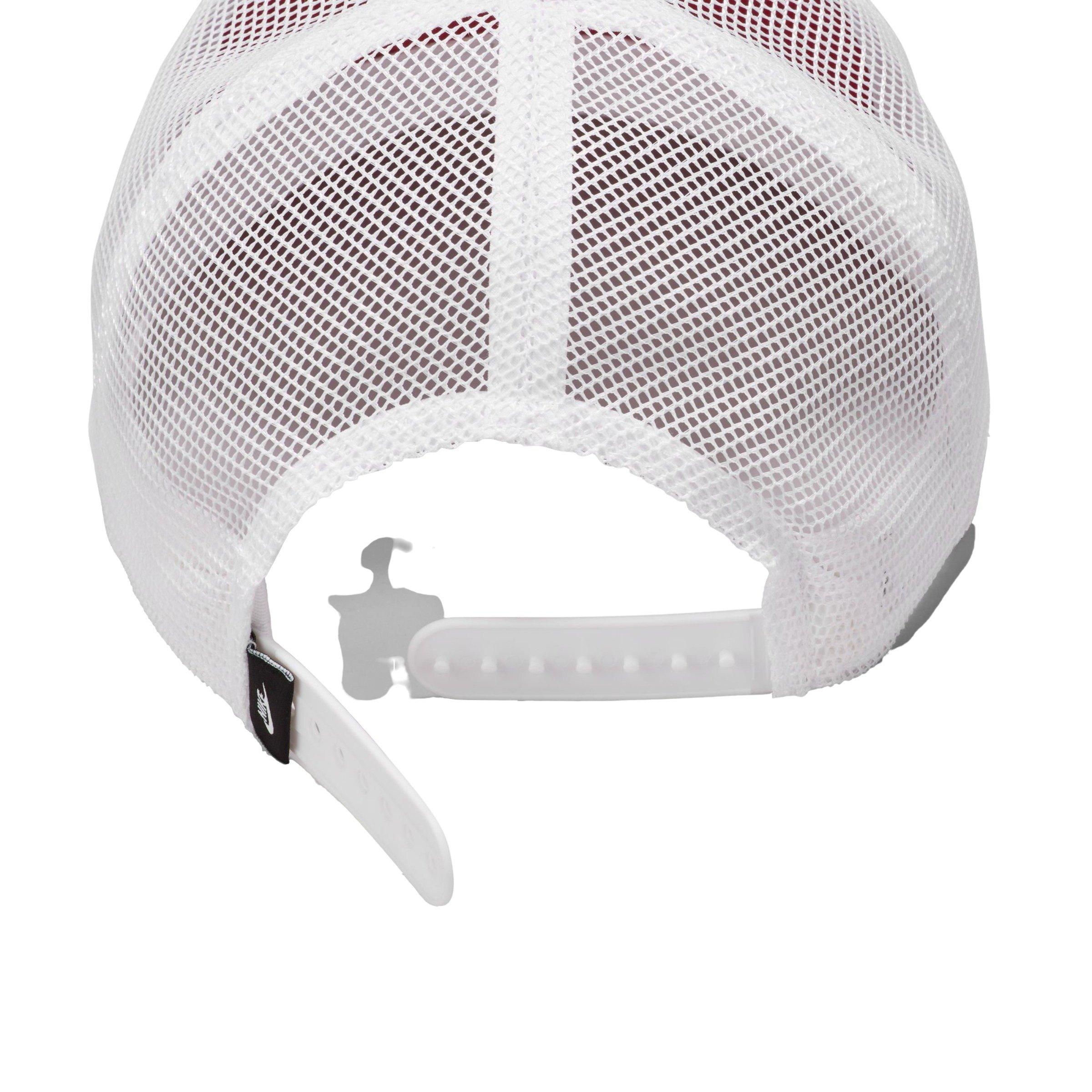 Nike Youth Rise Trucker Cap-Red/White - RED/WHITE Thumbnail View 4