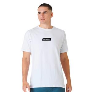 Legends Men's Aviation Curved Hem Tee - White