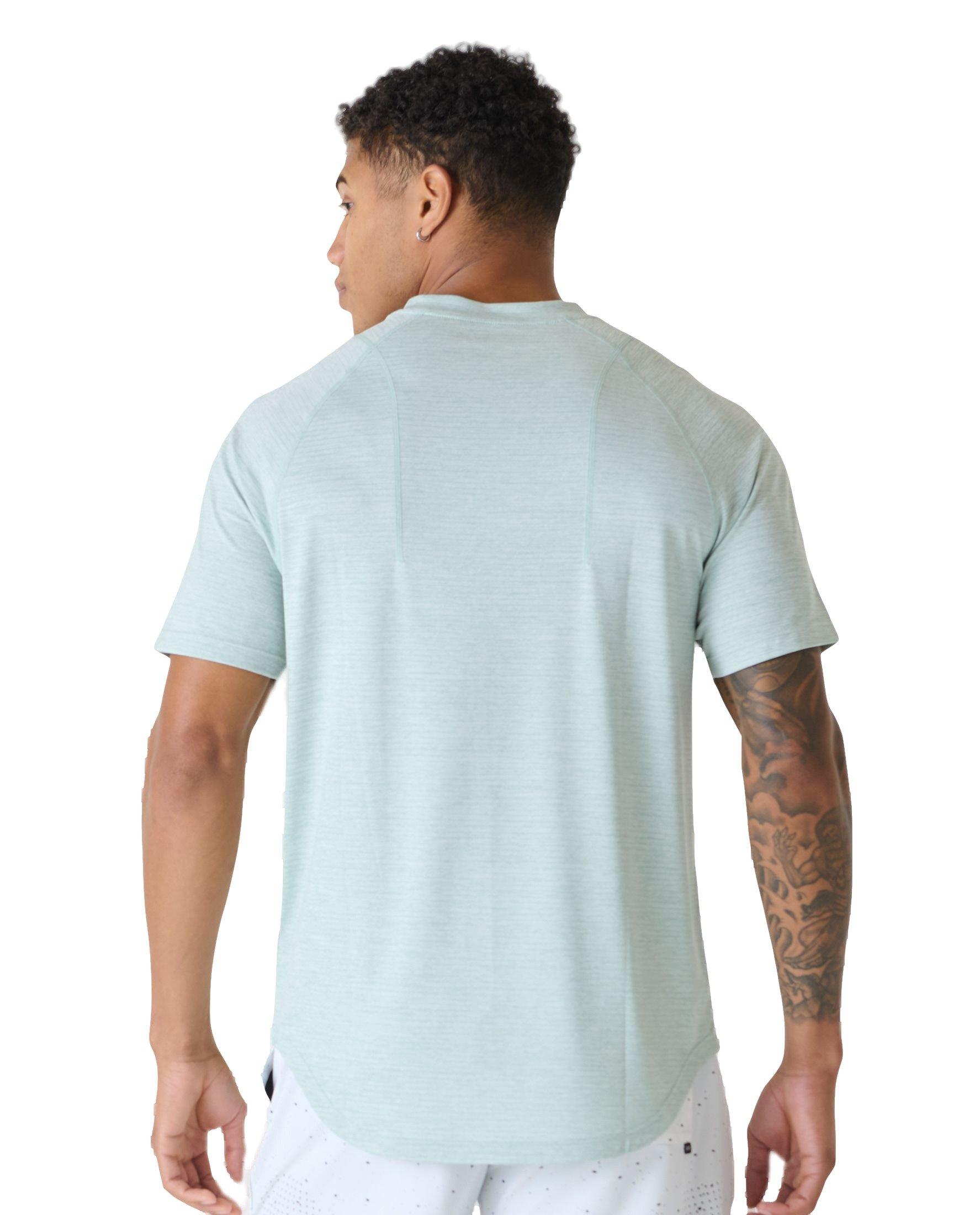 Legends Men's Enzo Tee 2.0 - Sea Spray Heather - LT GREEN Thumbnail View 2
