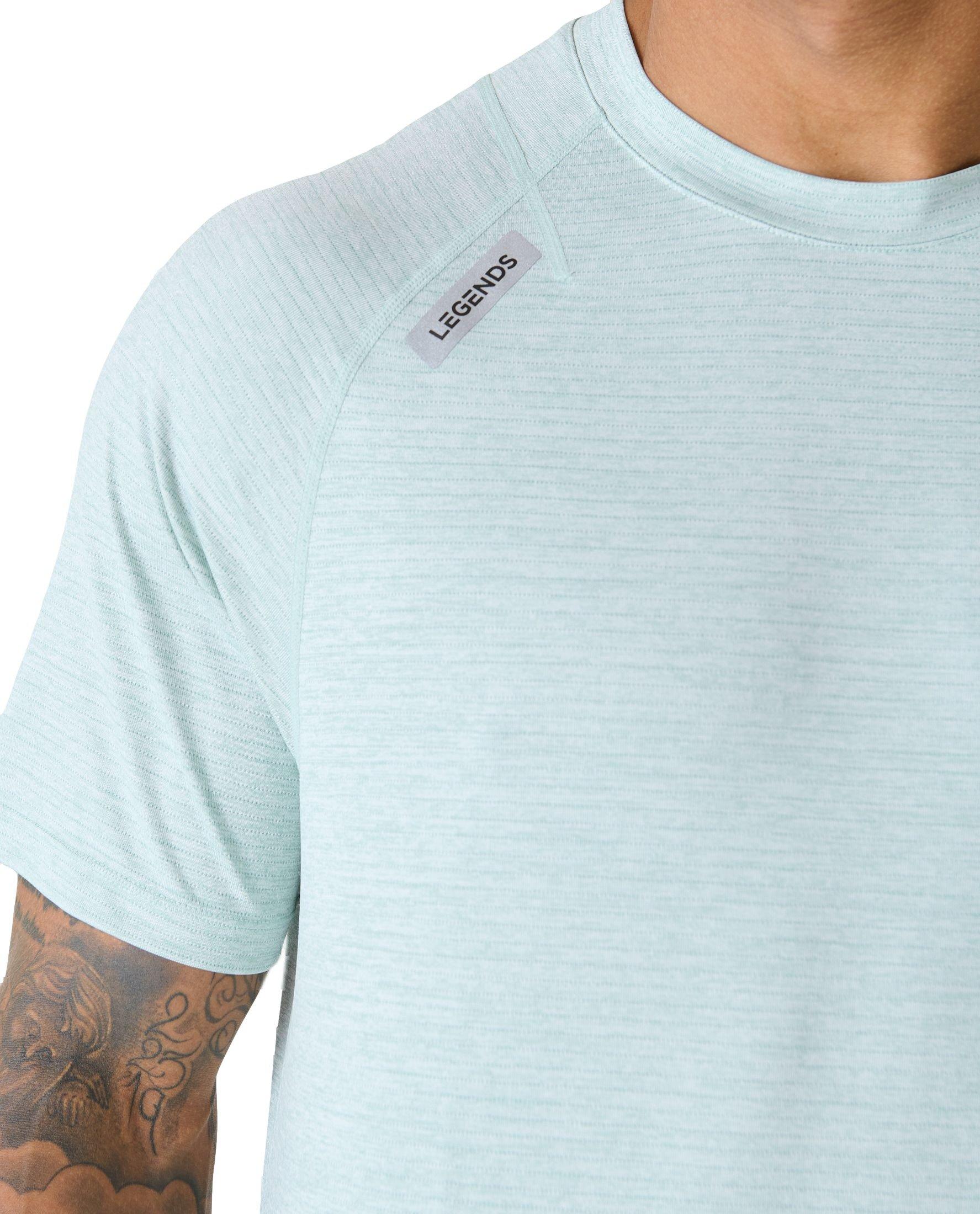 Legends Men's Enzo Tee 2.0 - Sea Spray Heather - LT GREEN Thumbnail View 5