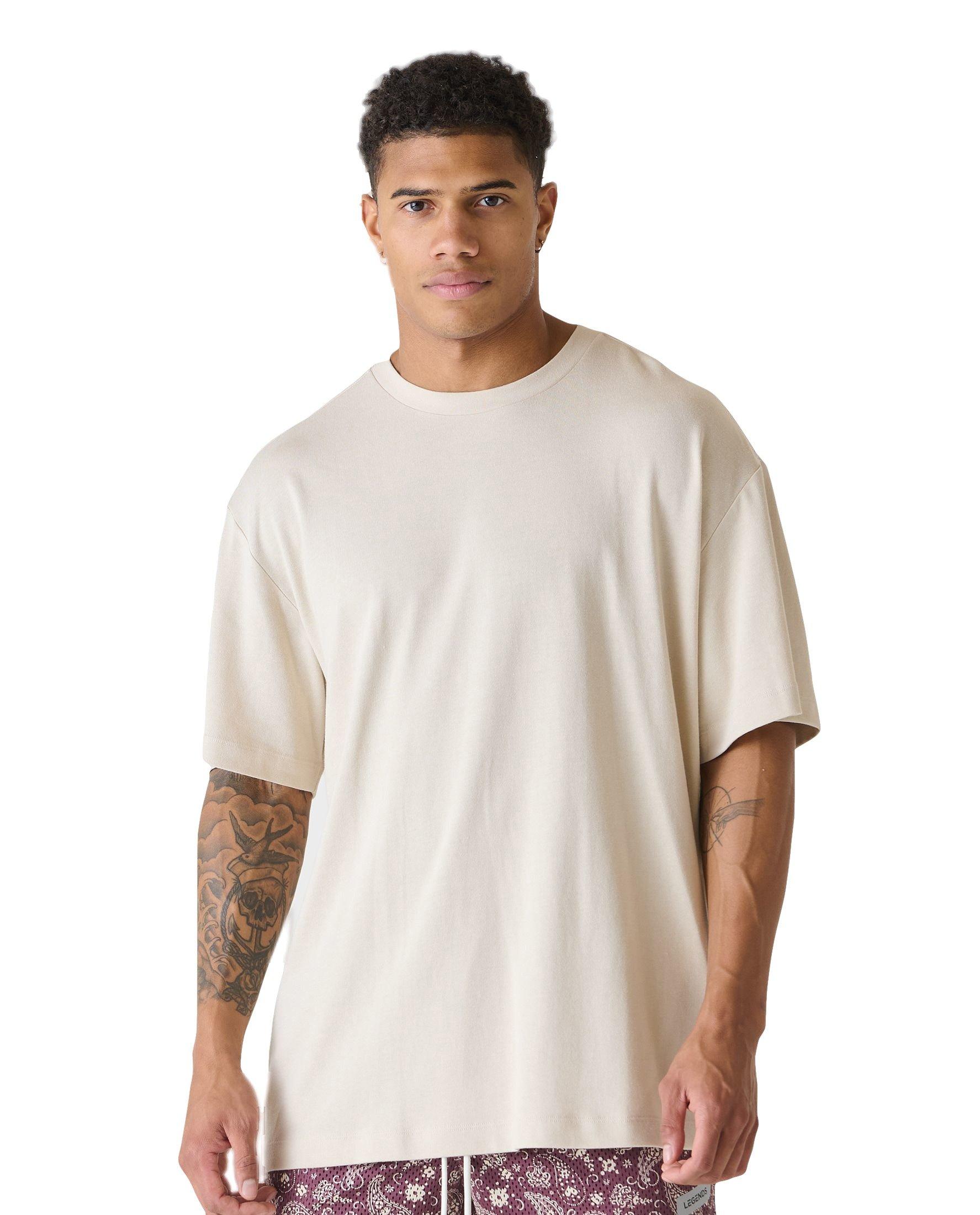 Legends Men's Fairfax Oversized Tee - Dune - TAN Thumbnail View 1