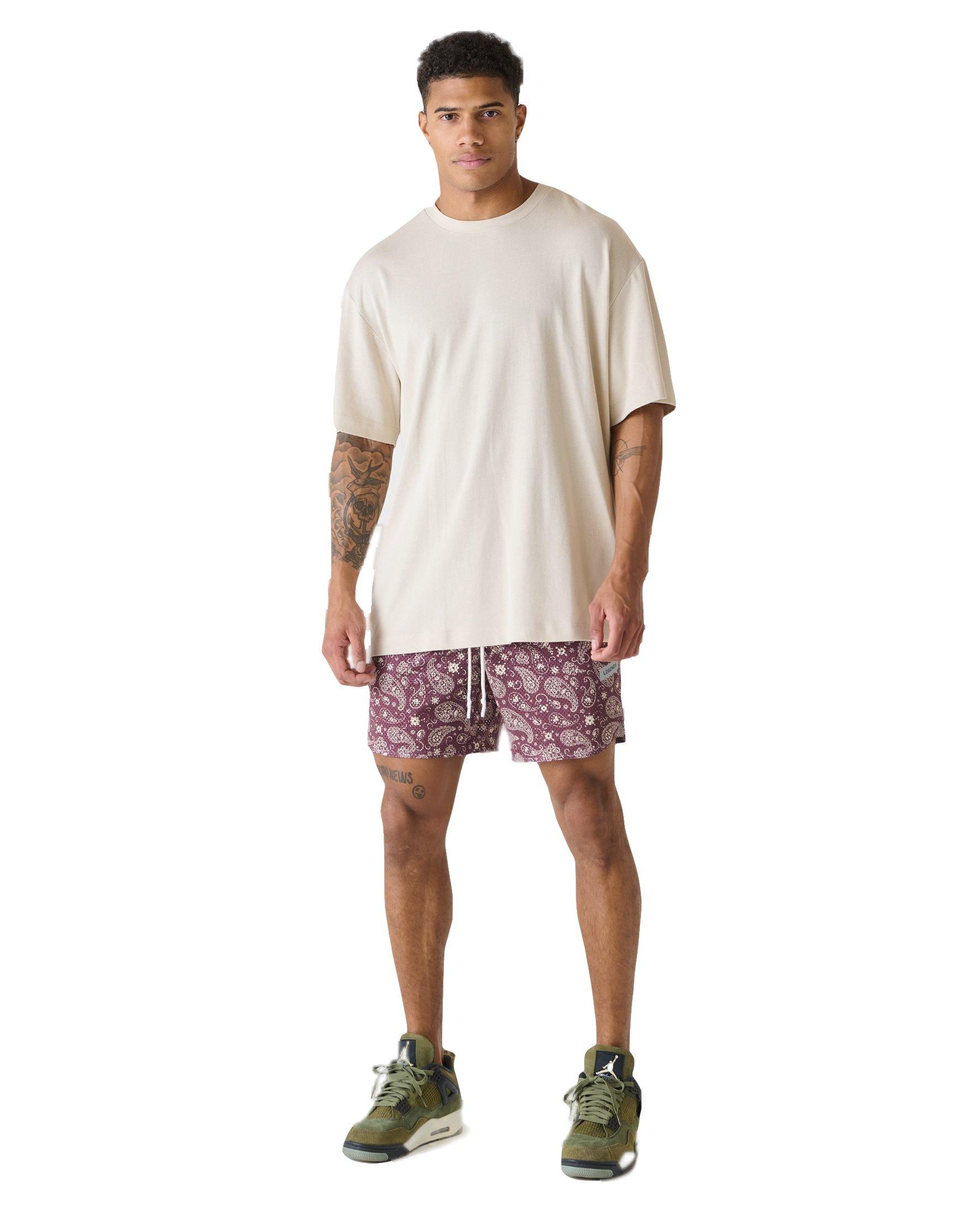 Legends Men's Fairfax Oversized Tee - Dune - TAN Thumbnail View 3