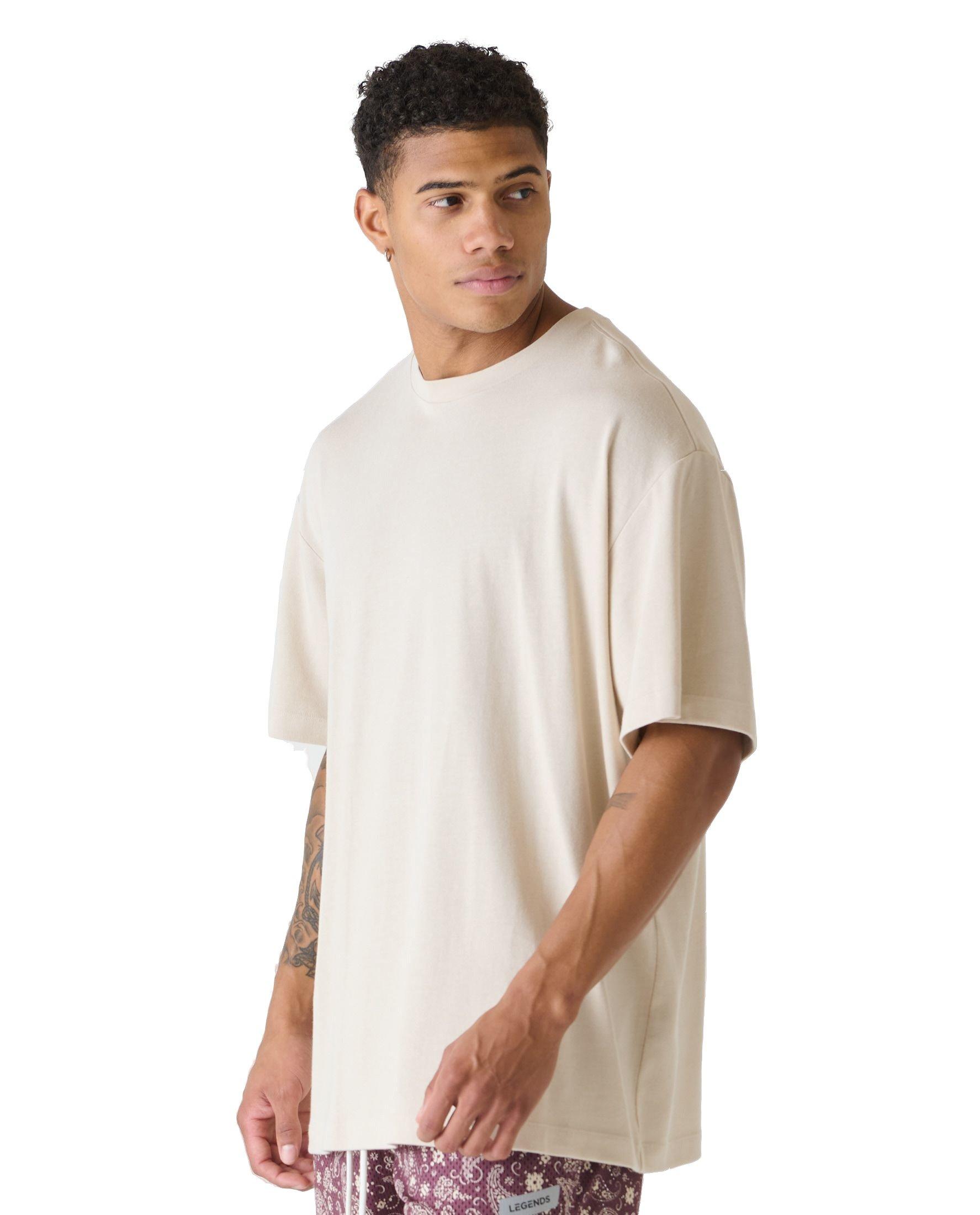 Legends Men's Fairfax Oversized Tee - Dune - TAN Thumbnail View 4