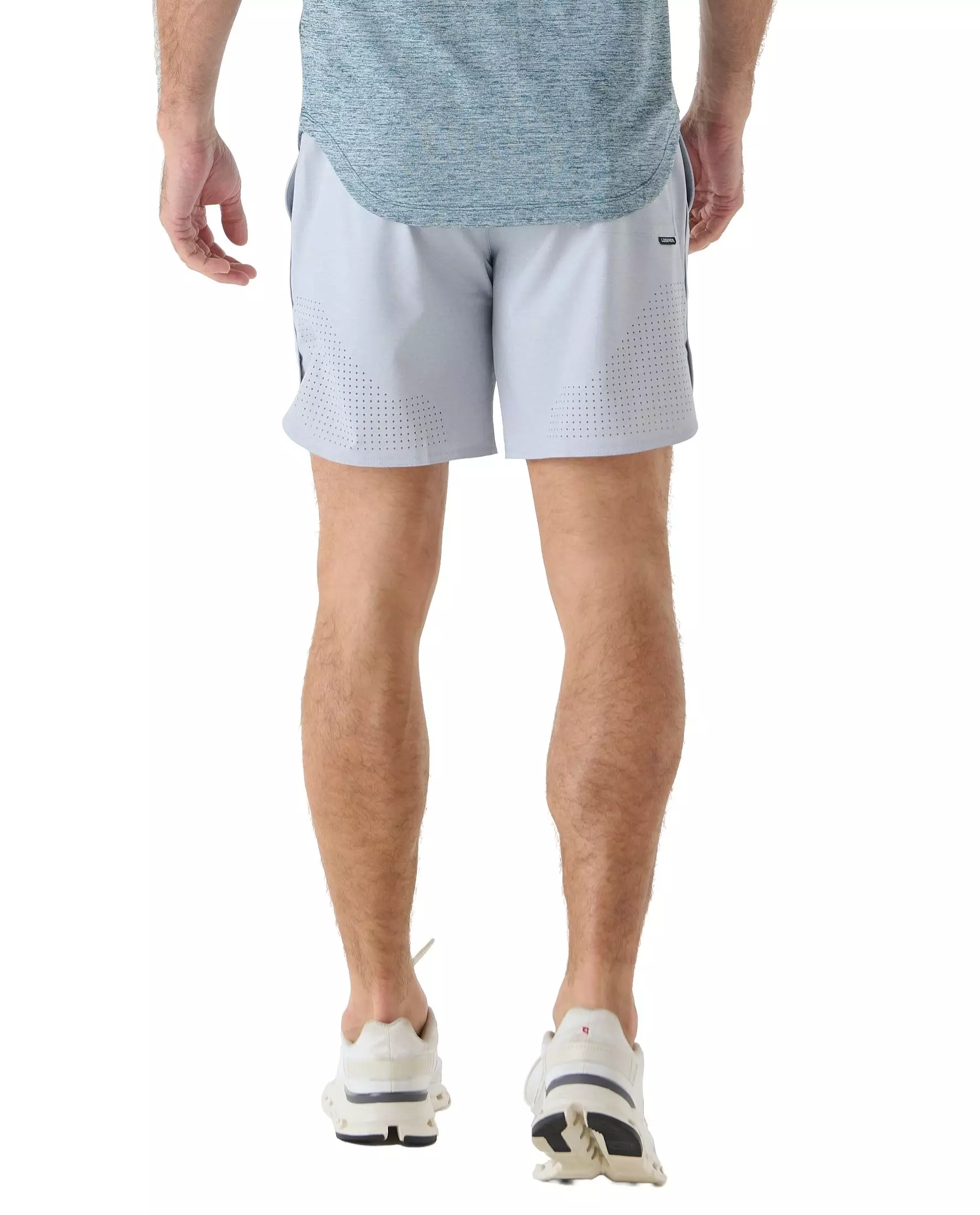 Legends Men's Luka 2.0 7-Inch Linerless Shorts - Light Heather Grey - HEATHER/GREY