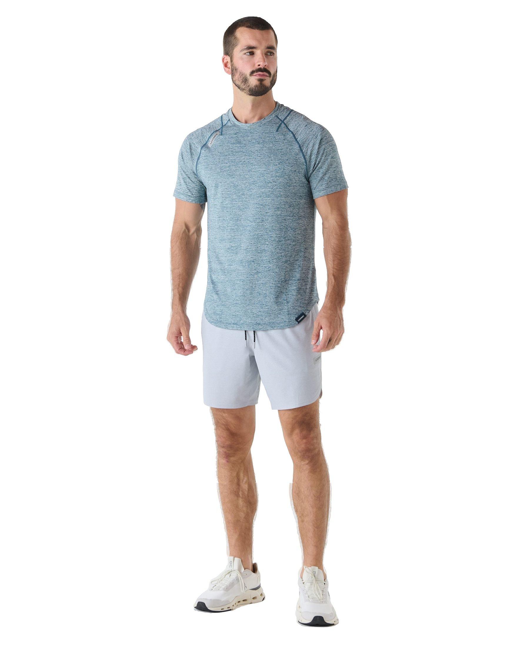 Legends Men's Luka 2.0 7-Inch Linerless Shorts - Light Heather Grey - HEATHER/GREY Thumbnail View 6