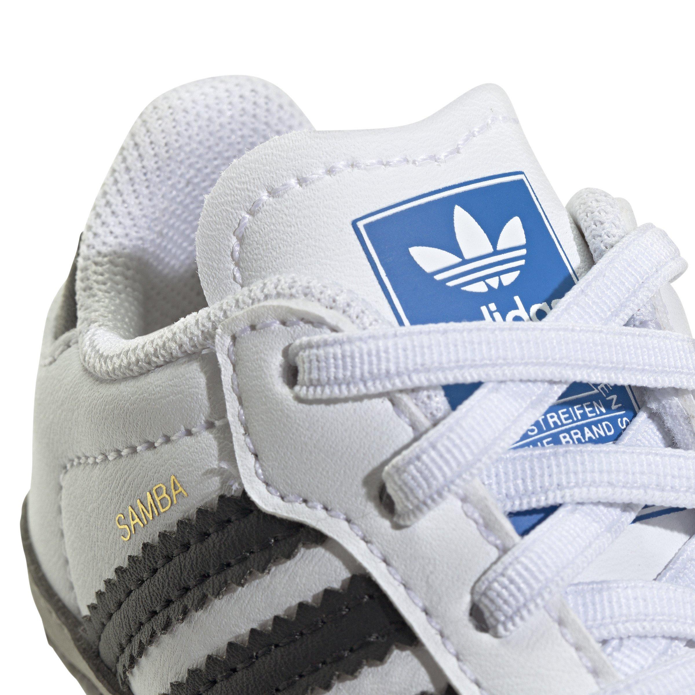 adidas Originals Samba OG Crib "Ftwr White/Core Black/Clear Granite" Bootie