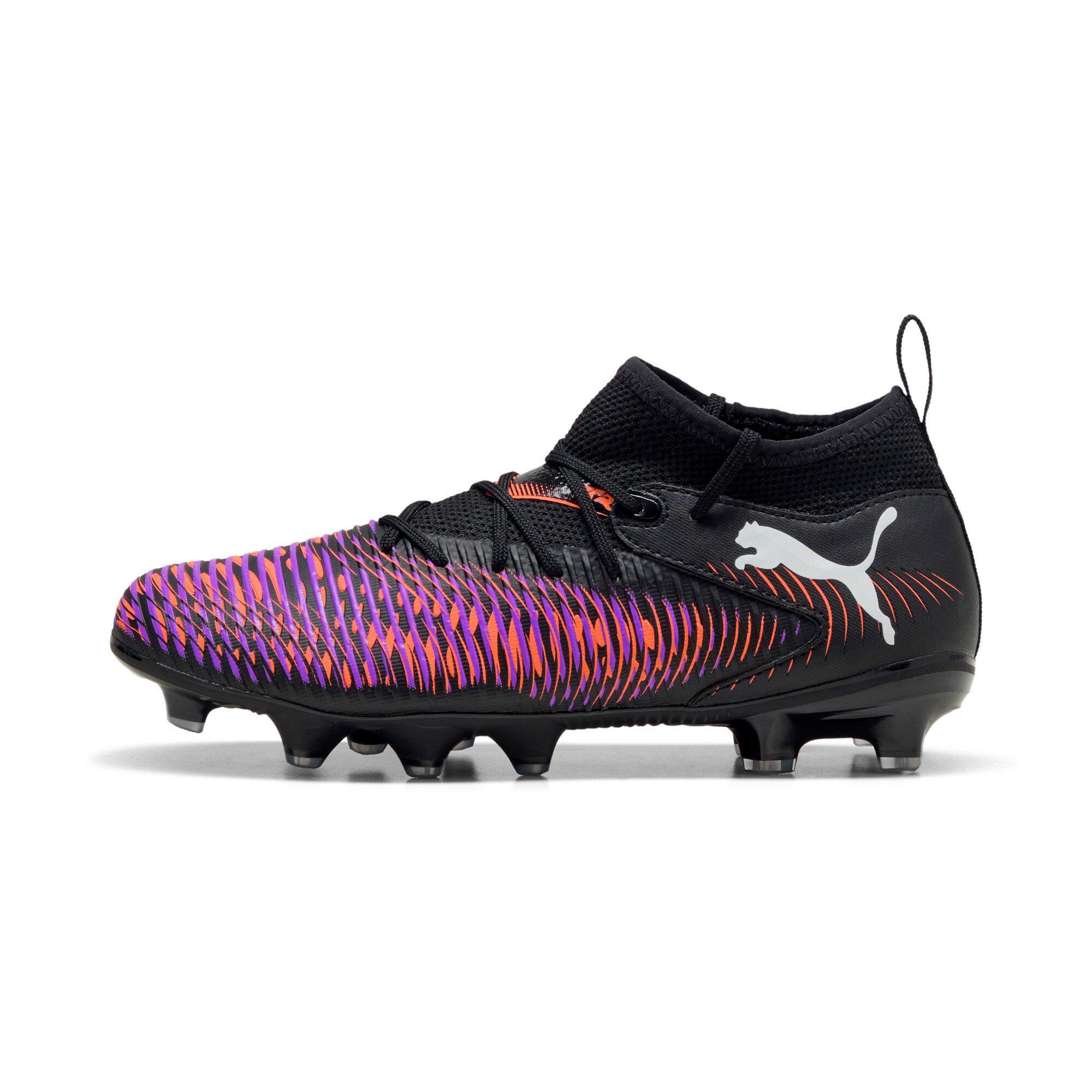 PUMA Future 8 Match Unlimited  Grade School Kids' "Black/Orange" Soccer Cleat