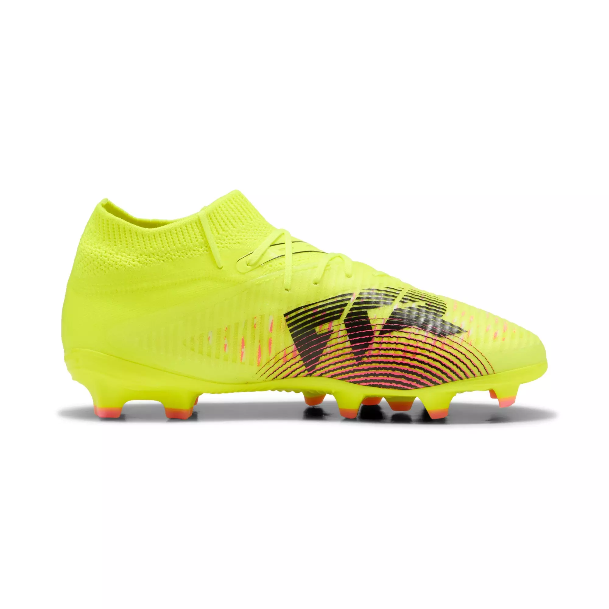 PUMA Future 8 Pro Audacity "Yellow/Red" Grade School Kids' Soccer Cleat - YELLOW/RED