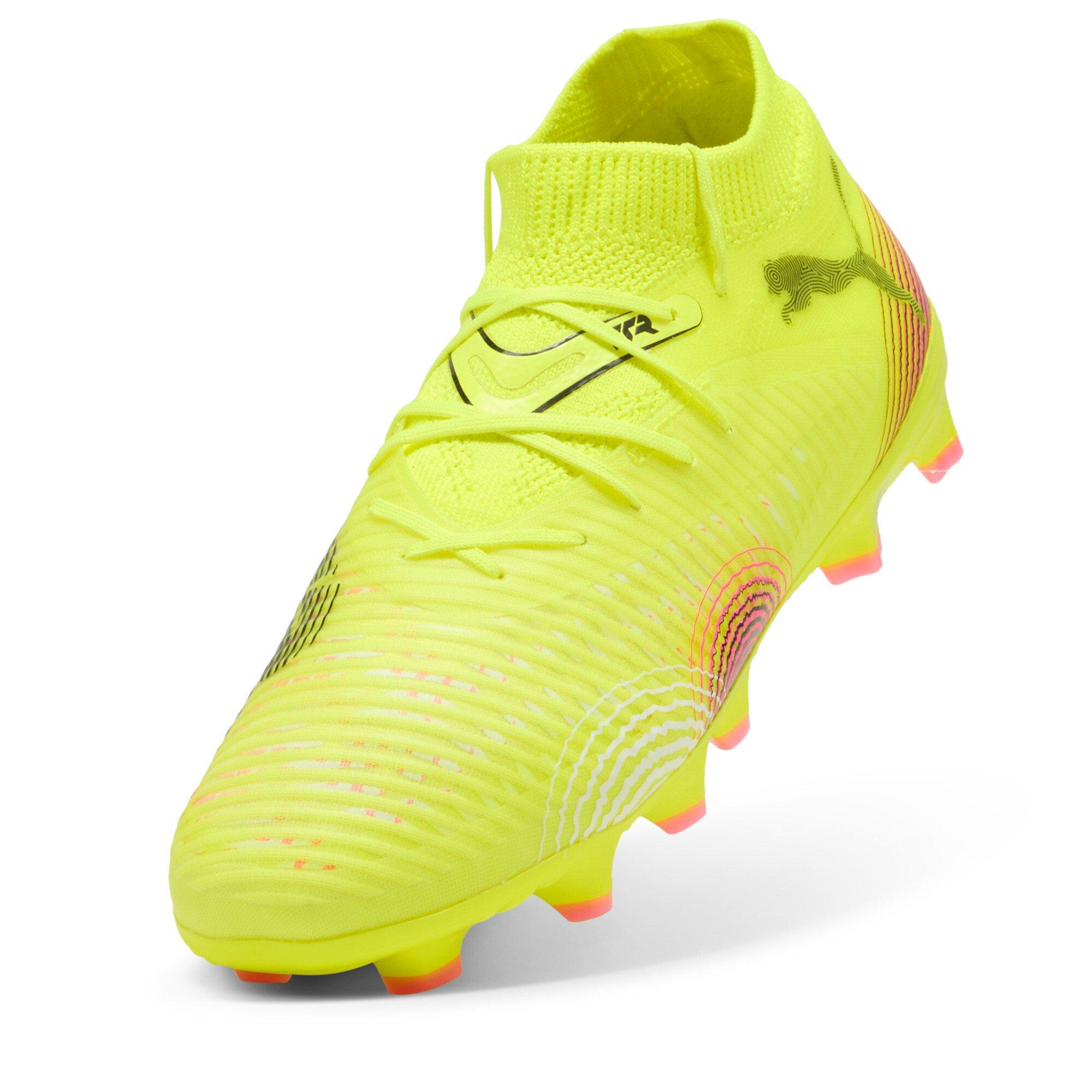 PUMA Future 8 Pro Audacity Grade School Kids' "Yellow/Red" Soccer Cleat