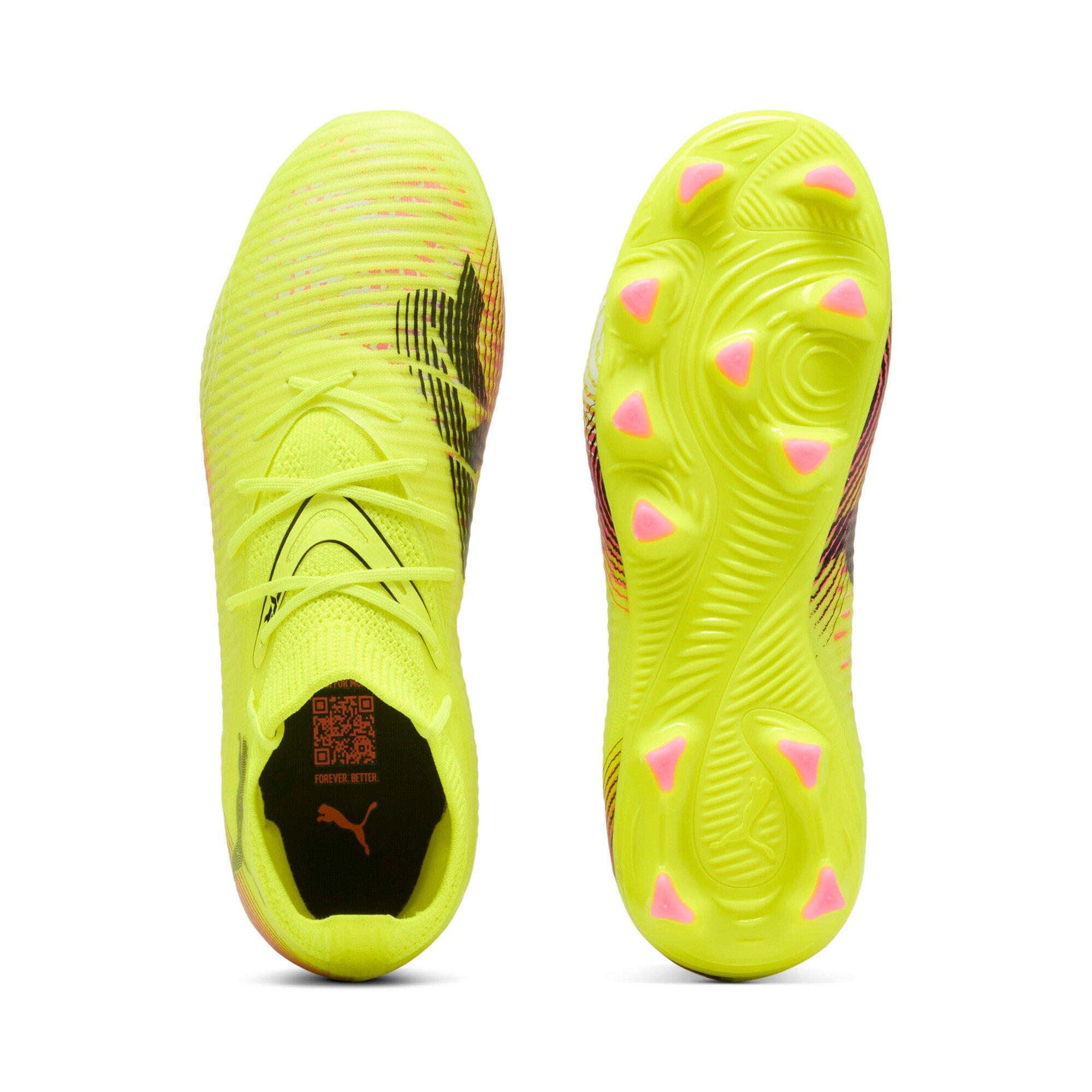 PUMA Future 8 Pro Audacity Grade School Kids' "Yellow/Red" Soccer Cleat