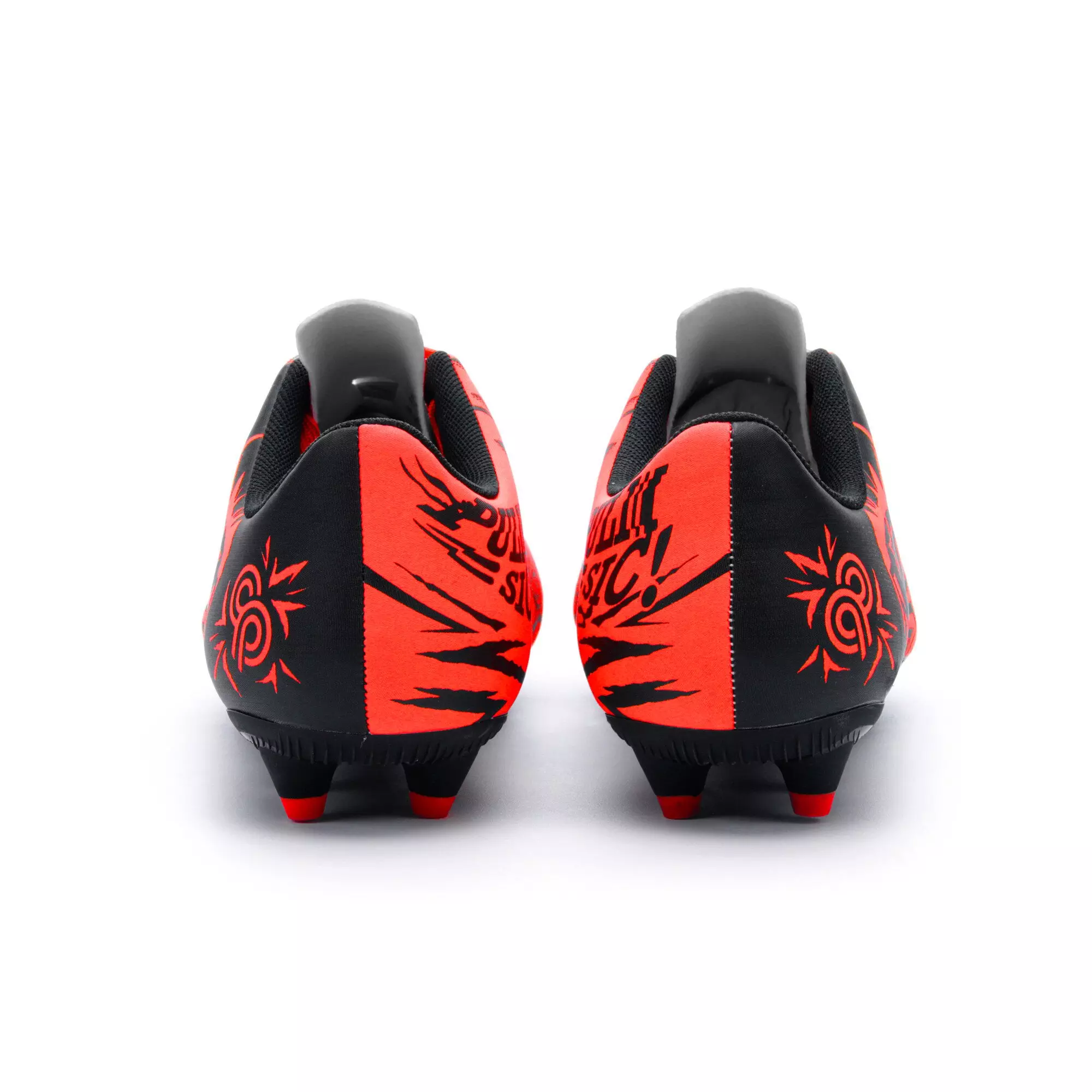 PUMA x Christian Pulisic Tacto II FG/AG "Red/Black" Preschool Kids' Soccer Cleat - RED/BLACK