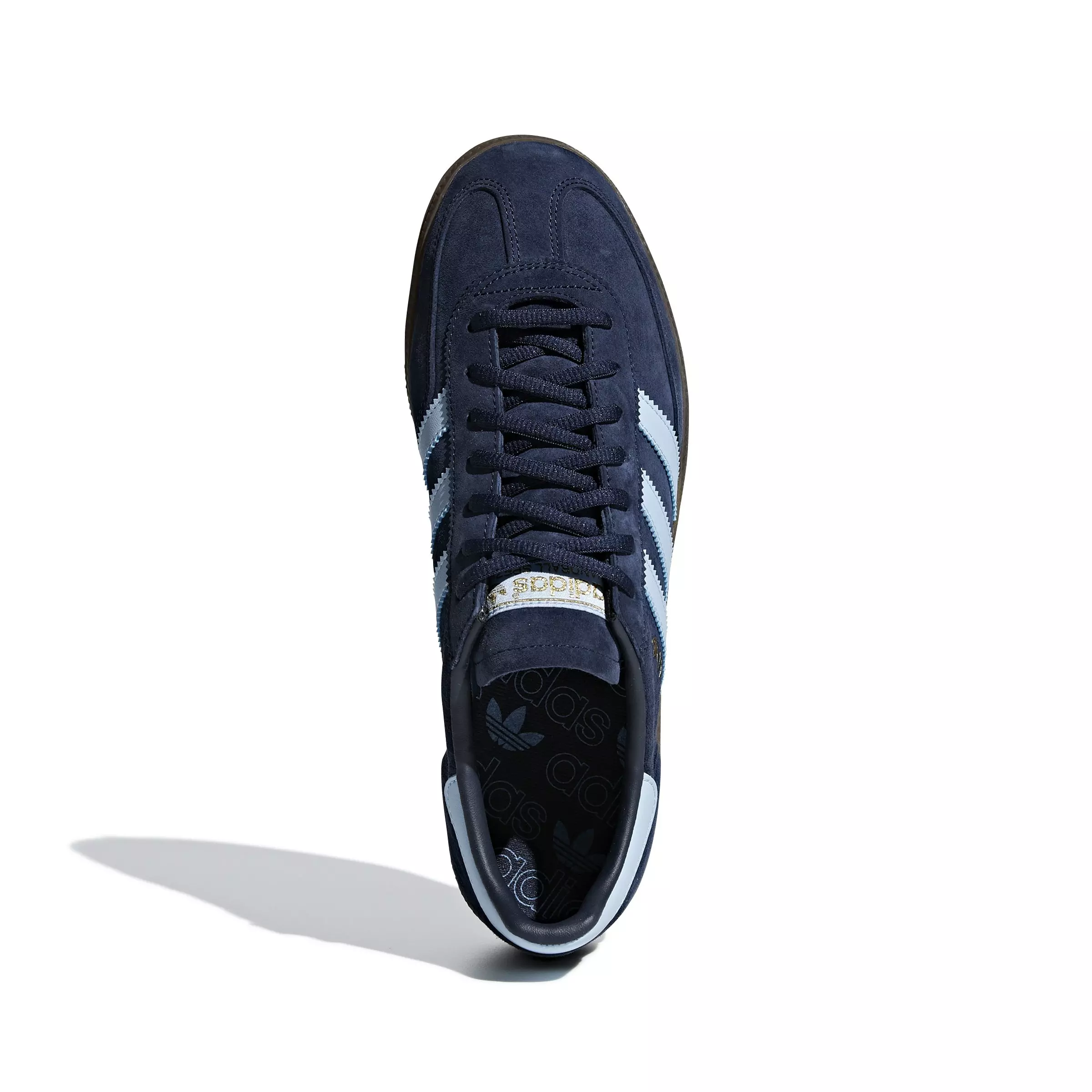 adidas Originals Handball Spezial "Collegiate Navy/Clear Sky/Gum" Men's Shoe - NAVY