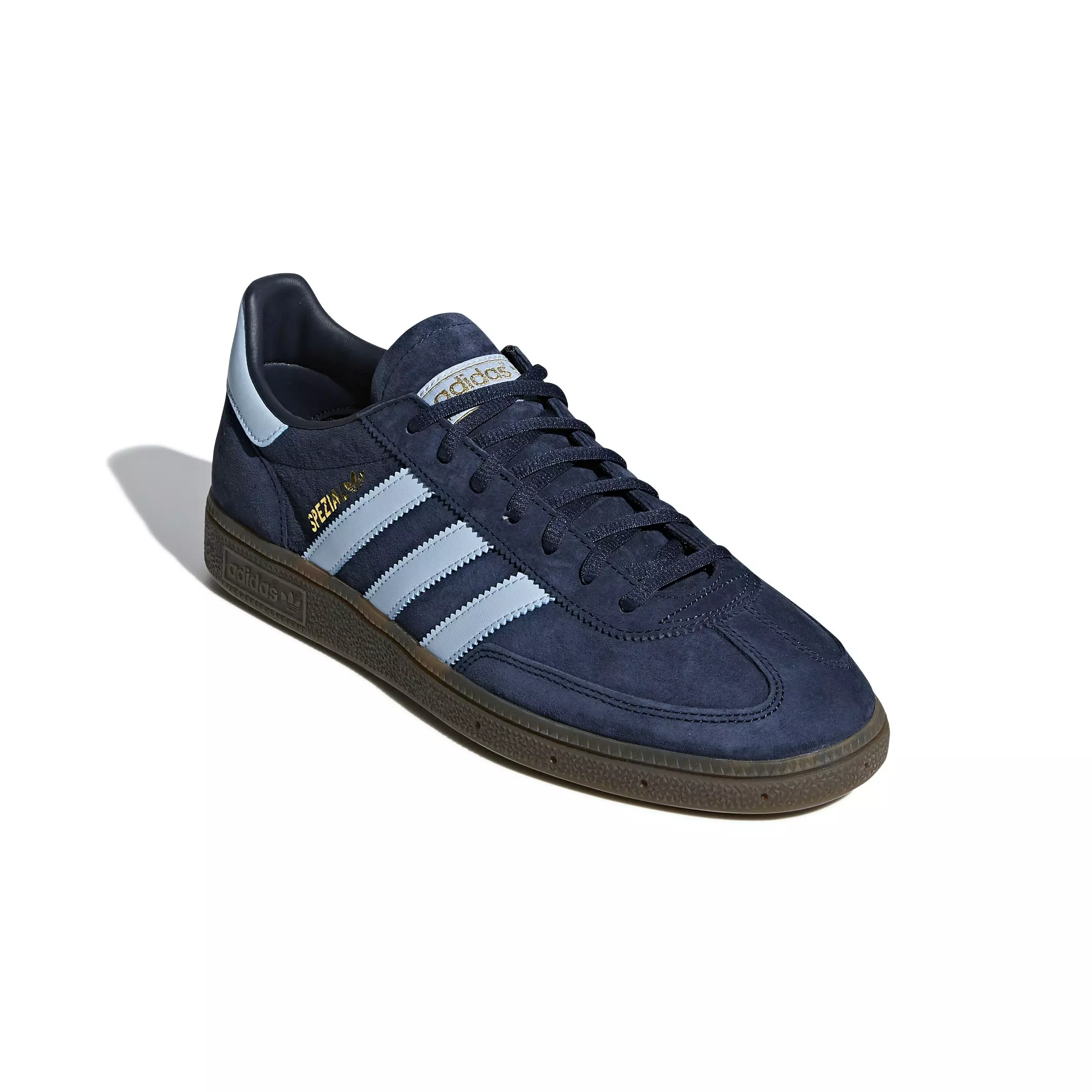 adidas Originals Handball Spezial "Collegiate Navy/Clear Sky/Gum" Men's Shoe - NAVY