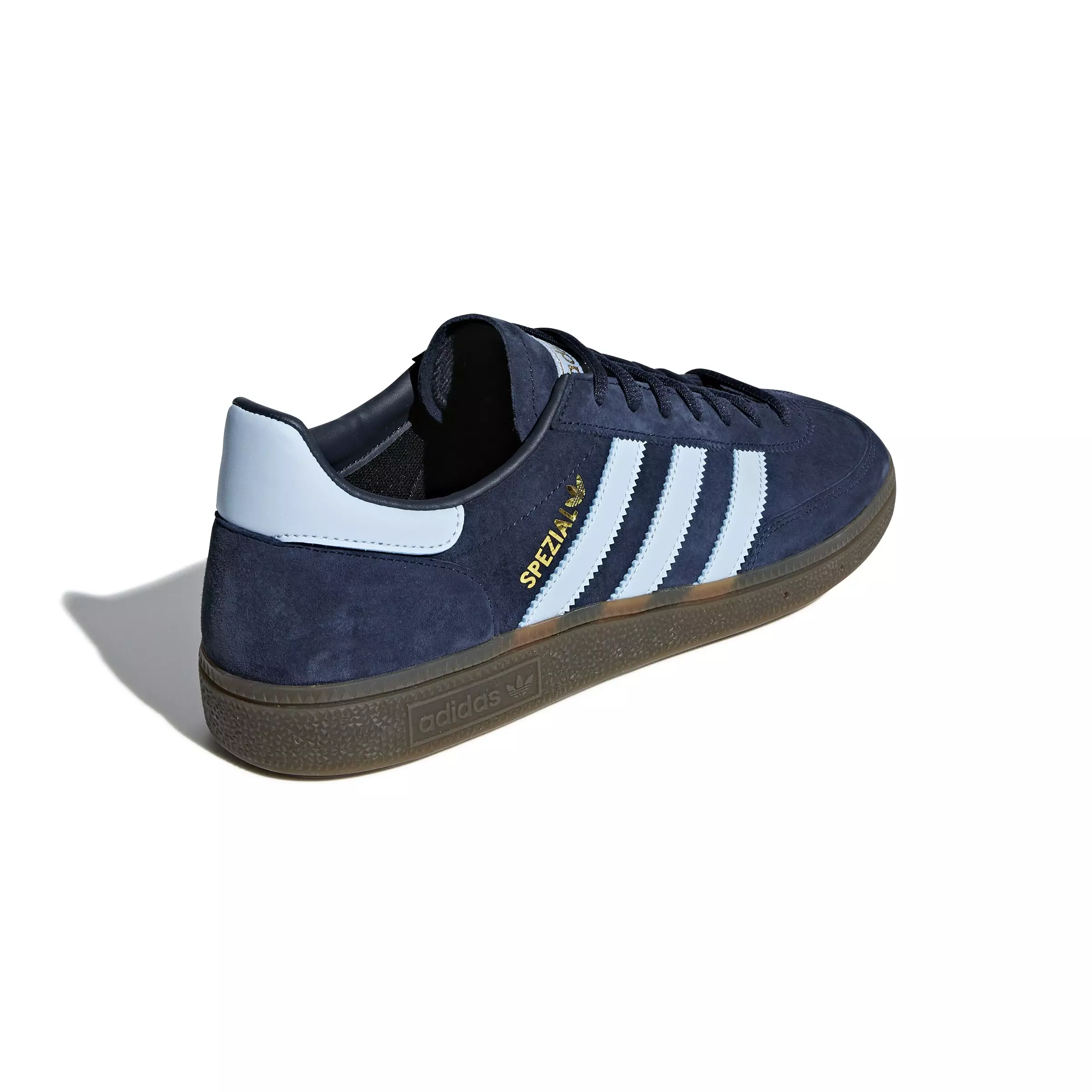 adidas Originals Handball Spezial "Collegiate Navy/Clear Sky/Gum" Men's Shoe - NAVY