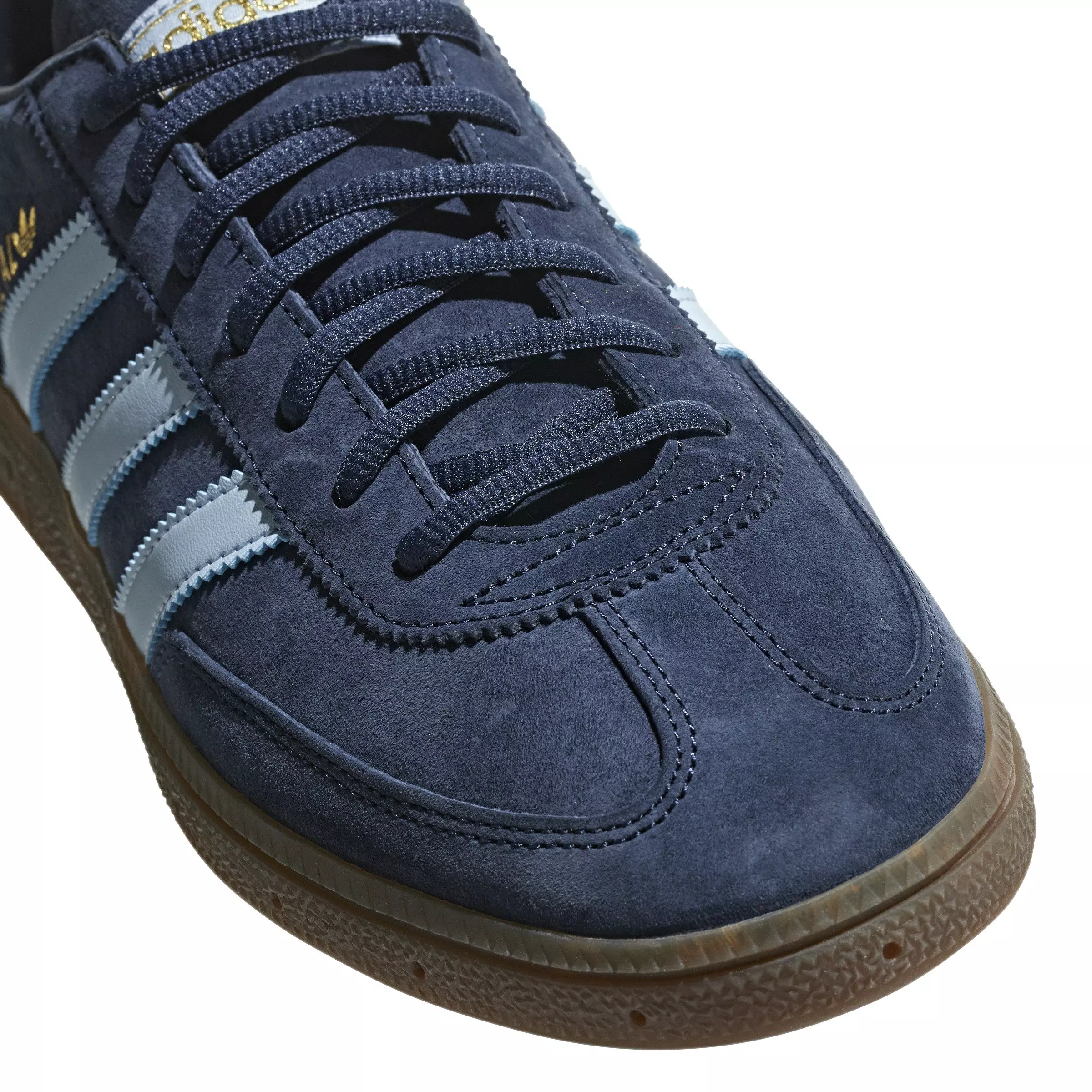 adidas Originals Handball Spezial "Collegiate Navy/Clear Sky/Gum" Men's Shoe - NAVY