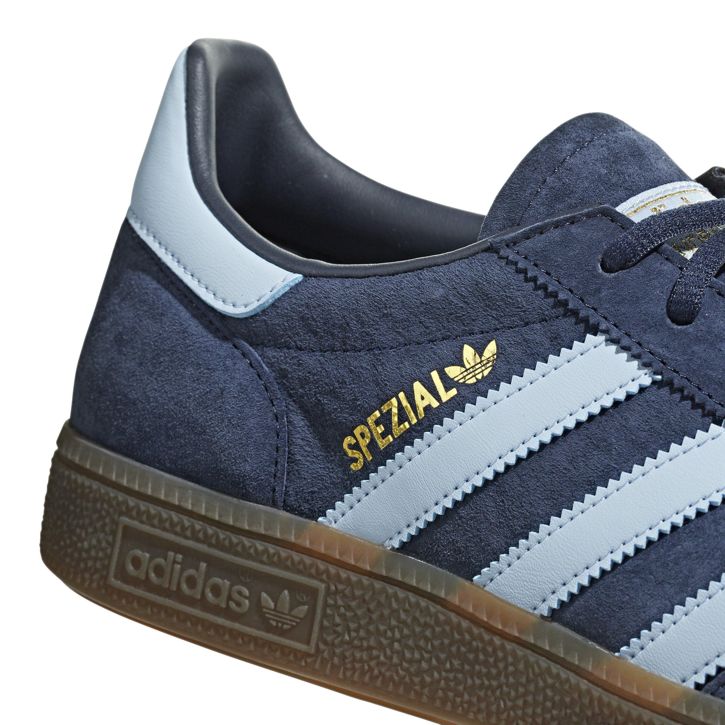 adidas Originals Handball Spezial "Collegiate Navy/Clear Sky/Gum" Men's Shoe - NAVY