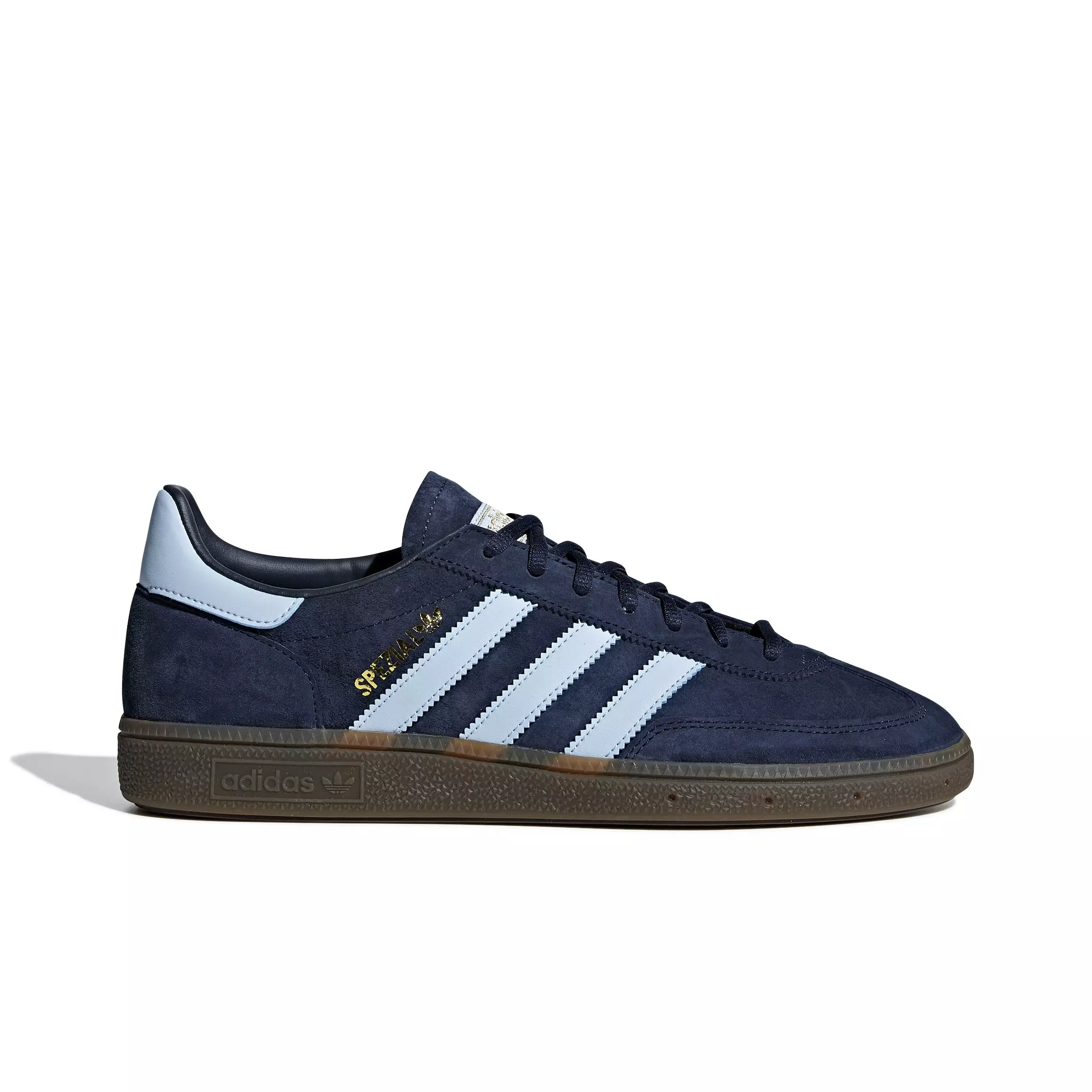 adidas Originals Handball Spezial "Collegiate Navy/Clear Sky/Gum" Men's Shoe - NAVY