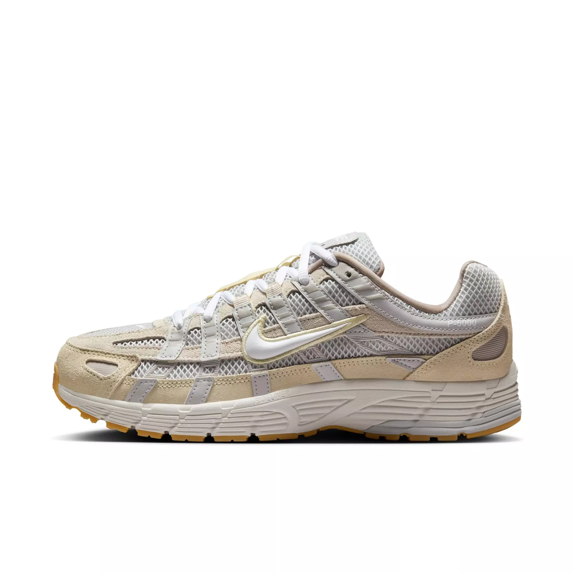 Nike P-6000 "Photon Dust/White/Lt Khaki/Phantom" Women's Shoe - GREY/TAN