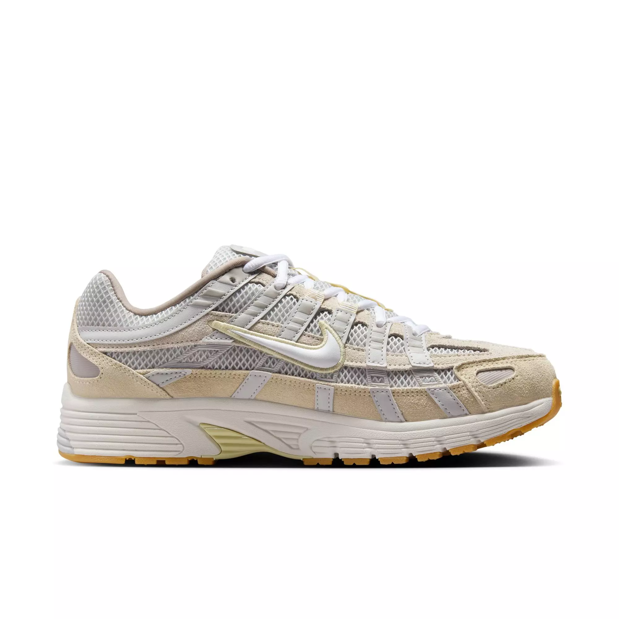 Nike P-6000 "Photon Dust/White/Lt Khaki/Phantom" Women's Shoe - GREY/TAN