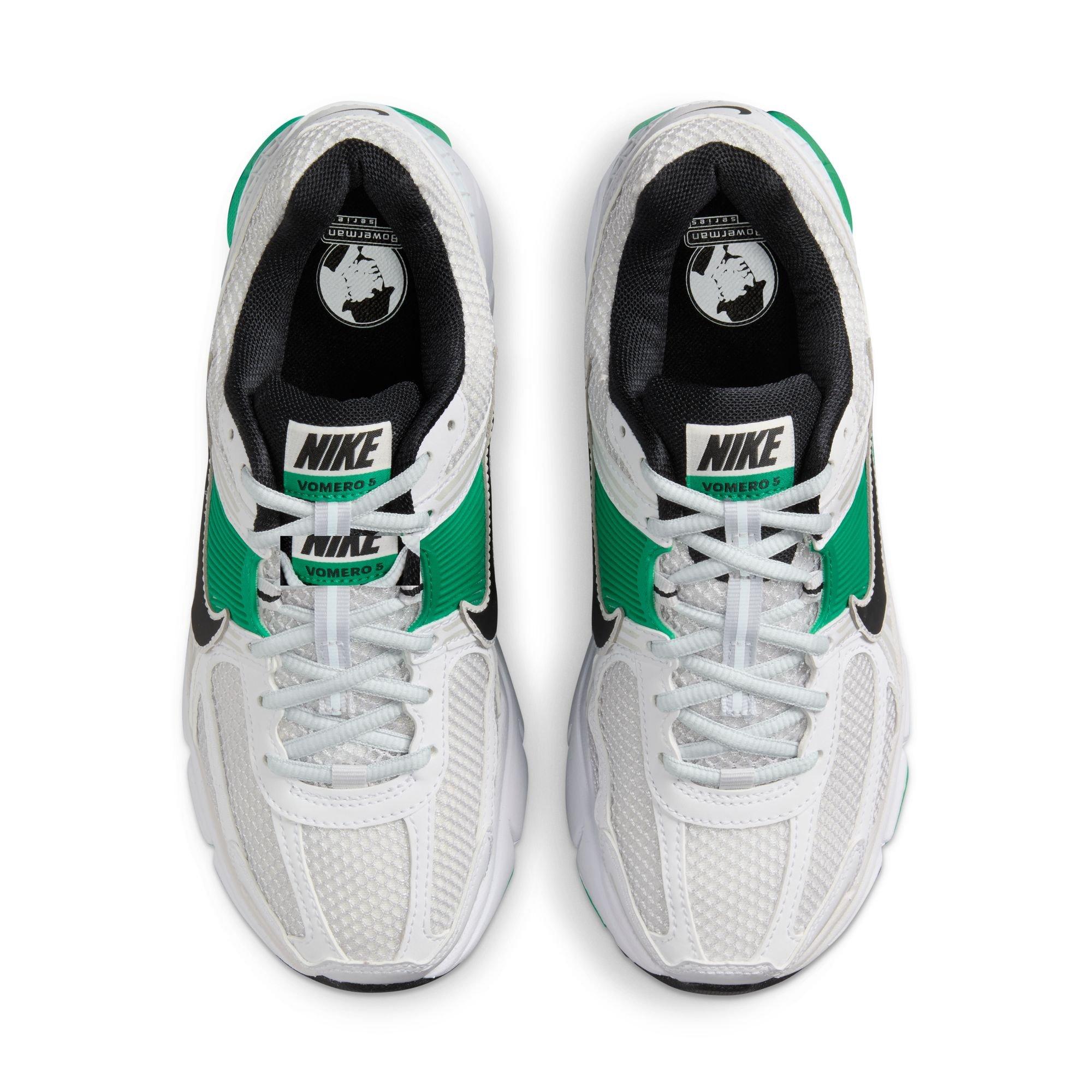 Nike Zoom Vomero 5 "White/Black/Stadium Green/Platinum Tint" Women's Shoe - WHITE/GREEN Thumbnail View 6