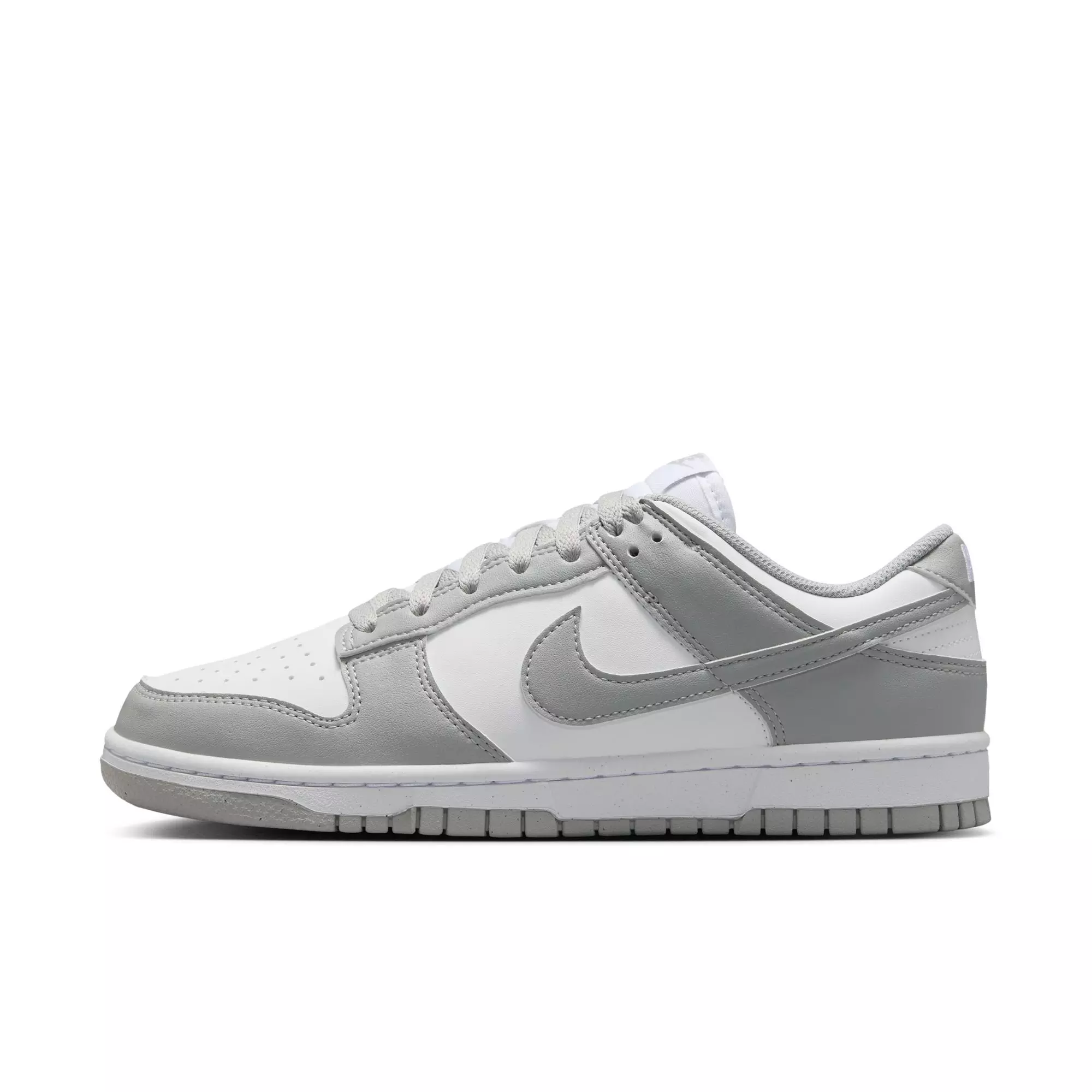 Nike Dunk Low "White/Lt Smoke Grey" Women's Shoe - WHITE/GREY