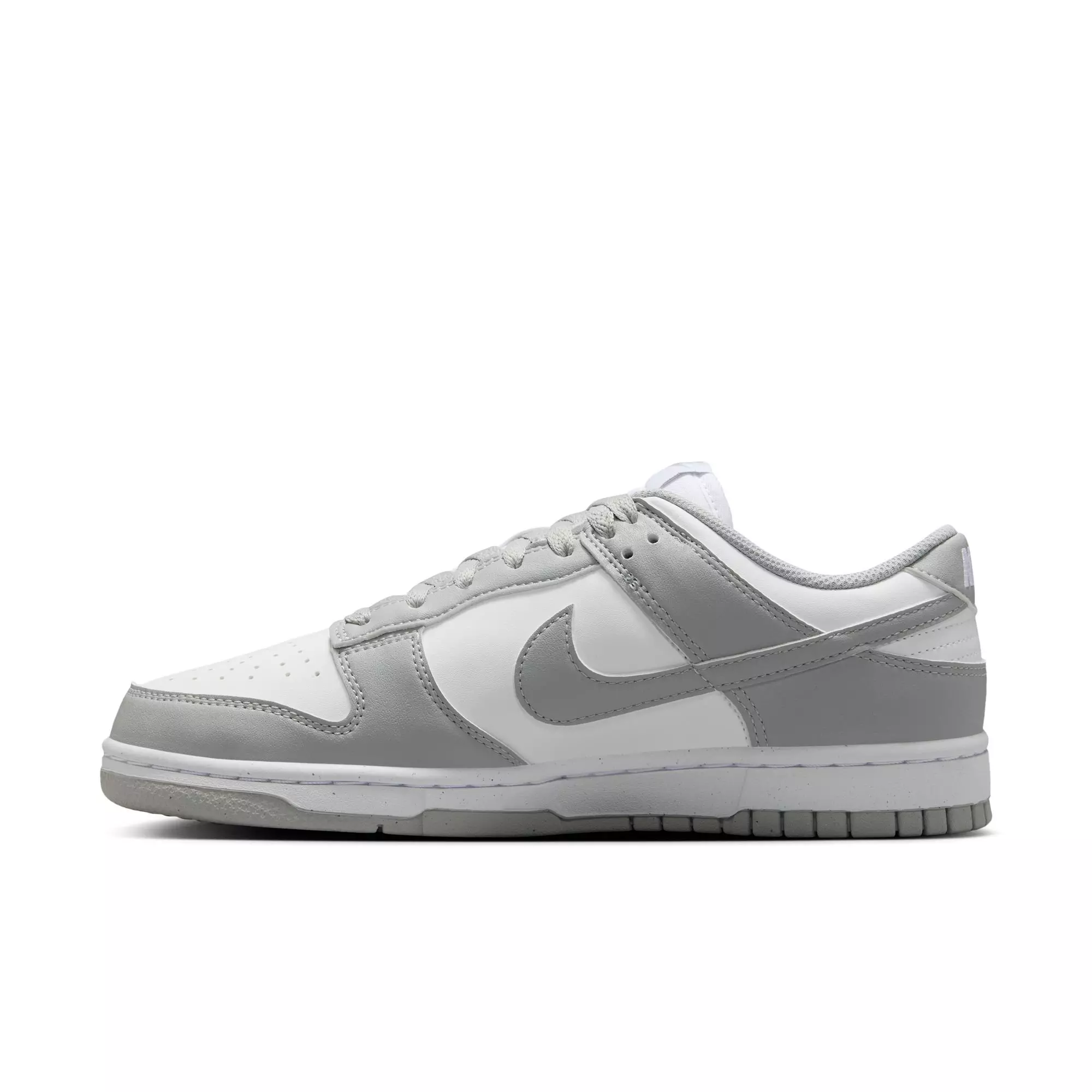 Nike Dunk Low "White/Lt Smoke Grey" Women's Shoe - WHITE/GREY