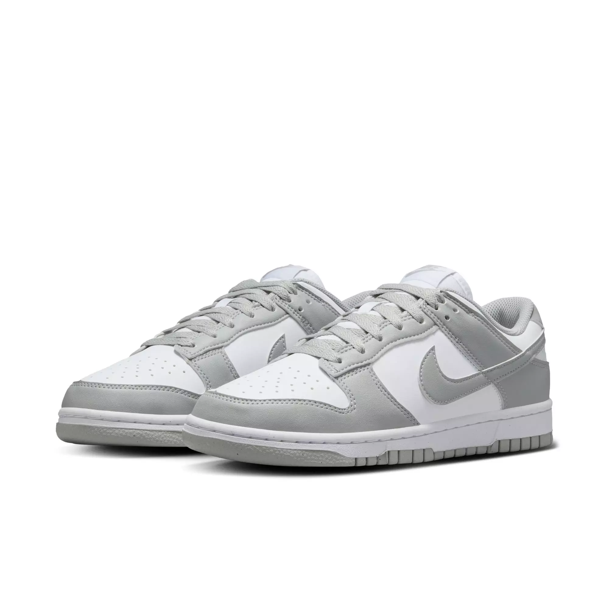 Nike Dunk Low "White/Lt Smoke Grey" Women's Shoe - WHITE/GREY