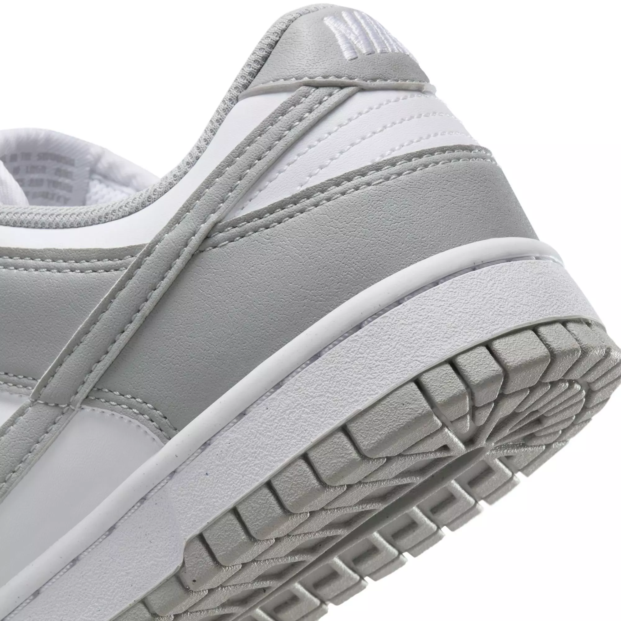 Nike Dunk Low "White/Lt Smoke Grey" Women's Shoe - WHITE/GREY