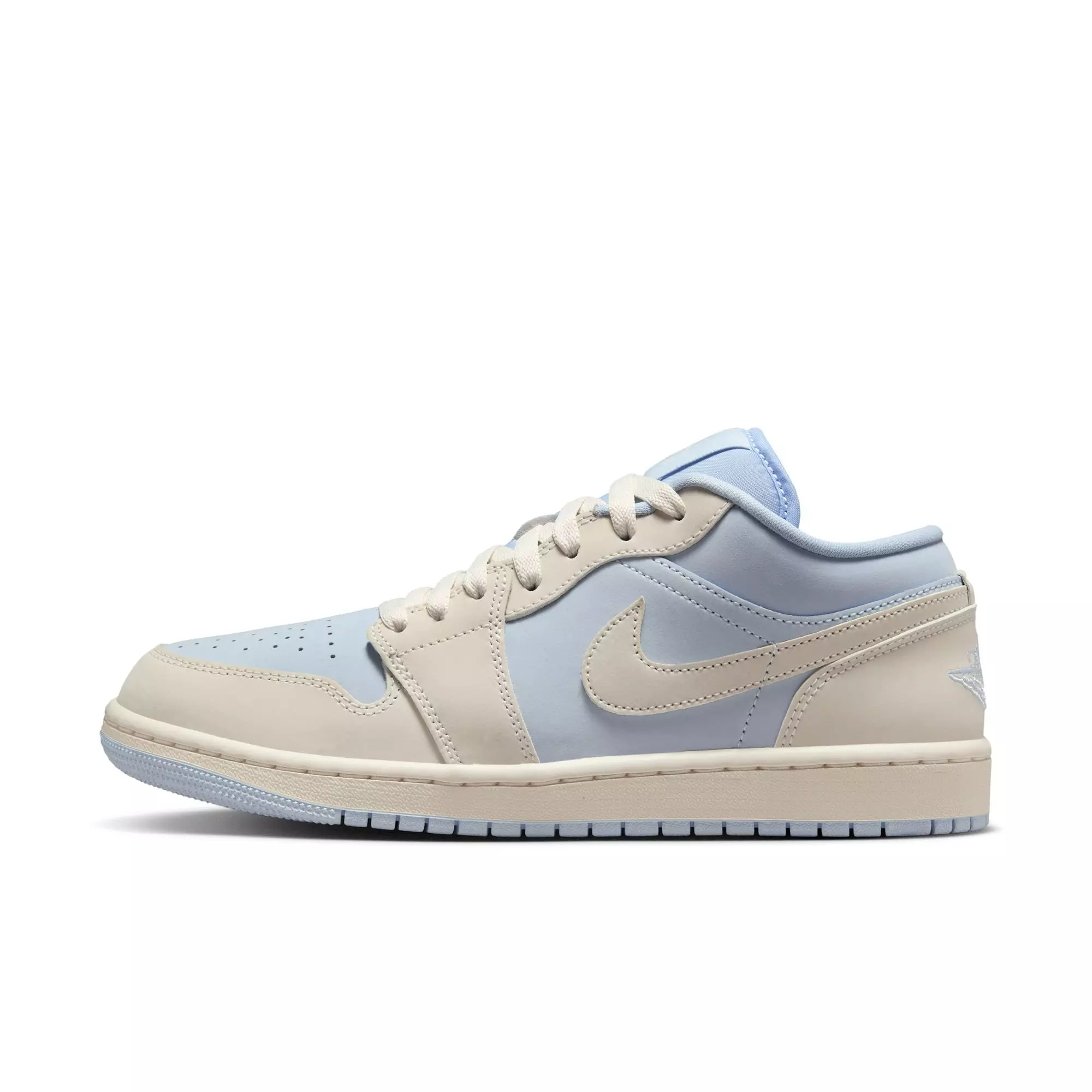Jordan 1 Low SE "Hydrogen Blue/Sail" Women's Shoe - OFF-WHITE/BLUE