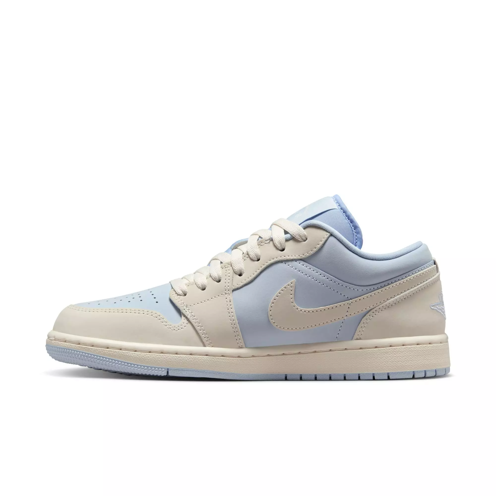 Jordan 1 Low SE "Hydrogen Blue/Sail" Women's Shoe - OFF-WHITE/BLUE