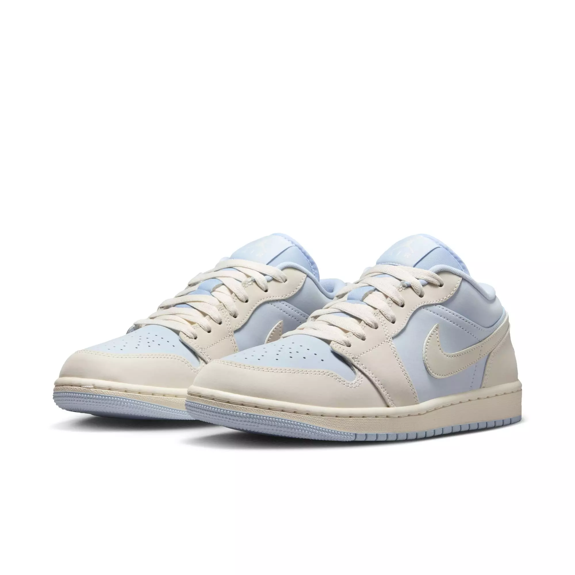 Jordan 1 Low SE "Hydrogen Blue/Sail" Women's Shoe - OFF-WHITE/BLUE