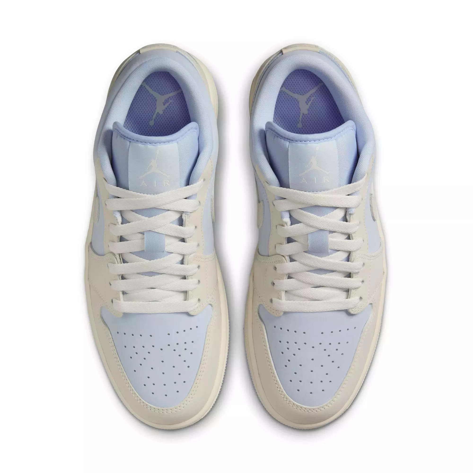 Jordan 1 Low SE "Hydrogen Blue/Sail" Women's Shoe - OFF-WHITE/BLUE