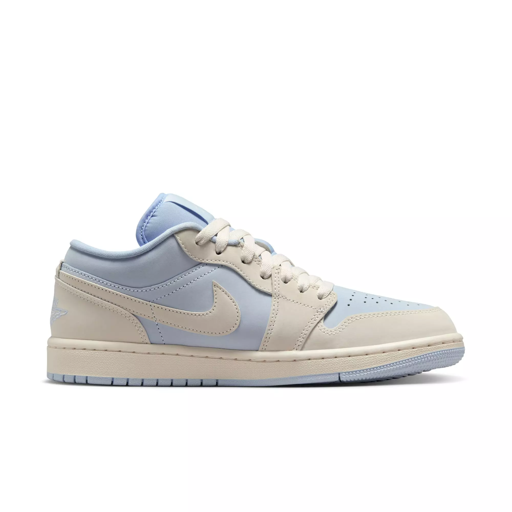 Jordan 1 Low SE "Hydrogen Blue/Sail" Women's Shoe - OFF-WHITE/BLUE