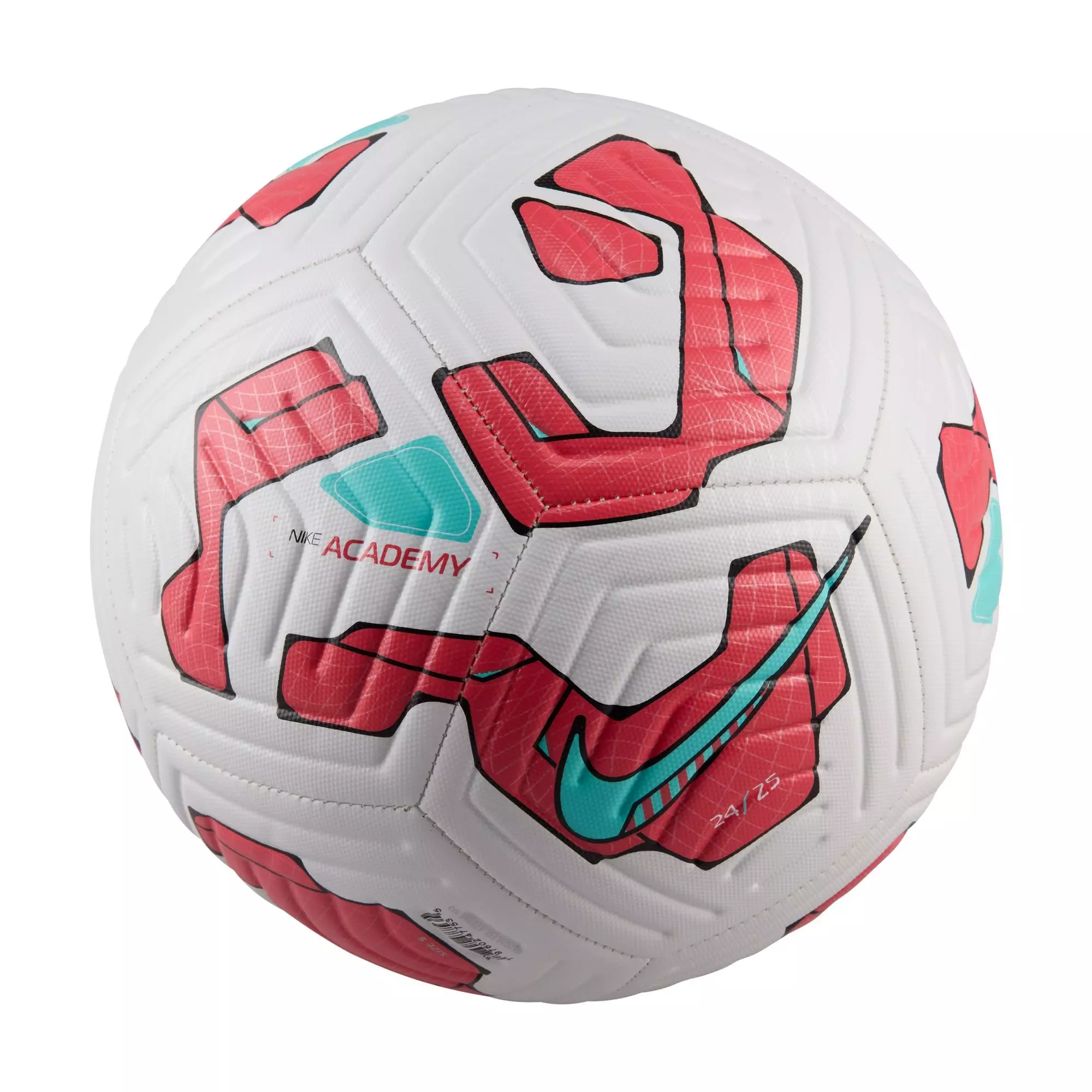Nike Academy Soccer Ball - White/Ember Glow - WHITE/PINK