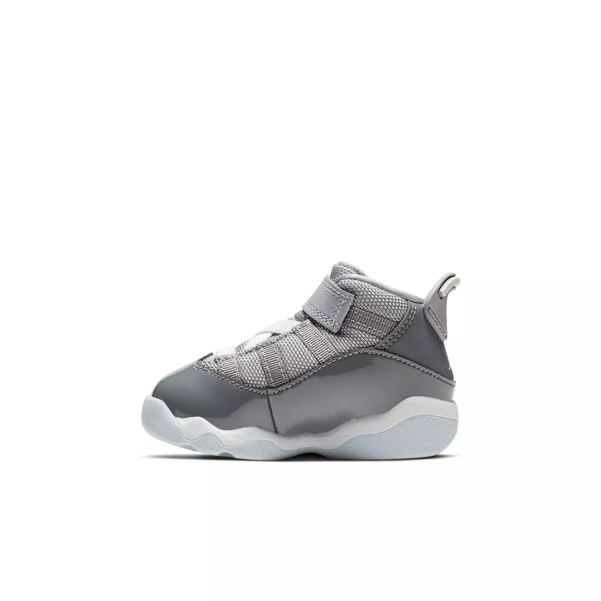 Jordan 6 Rings "Cool Grey/White/Wolf Grey" Toddler Boys' Shoe - GREY