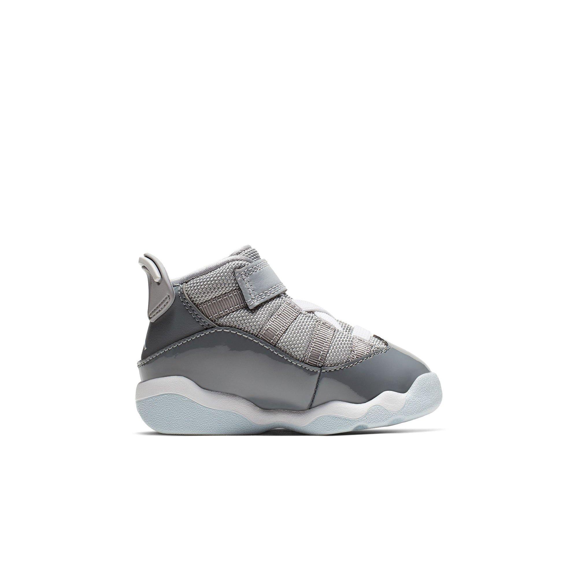 Jordan 6 Rings "Cool Grey/White/Wolf Grey" Toddler Boys' Shoe - GREY Thumbnail View 2