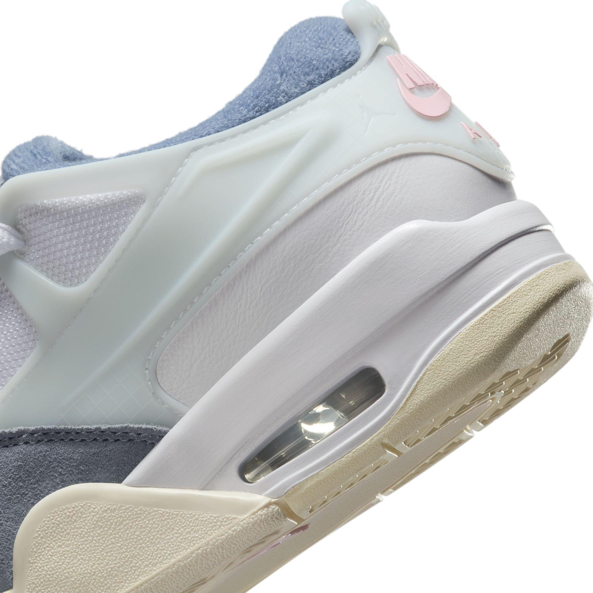 Jordan 4 RM Grade School Girls' "White/Prism Pink/Diffused Blue" Shoe