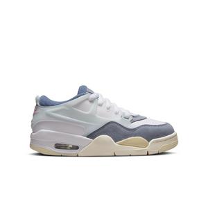 Jordan 4 RM "White/Prism Pink/Diffused Blue" Grade School Girls' Shoe