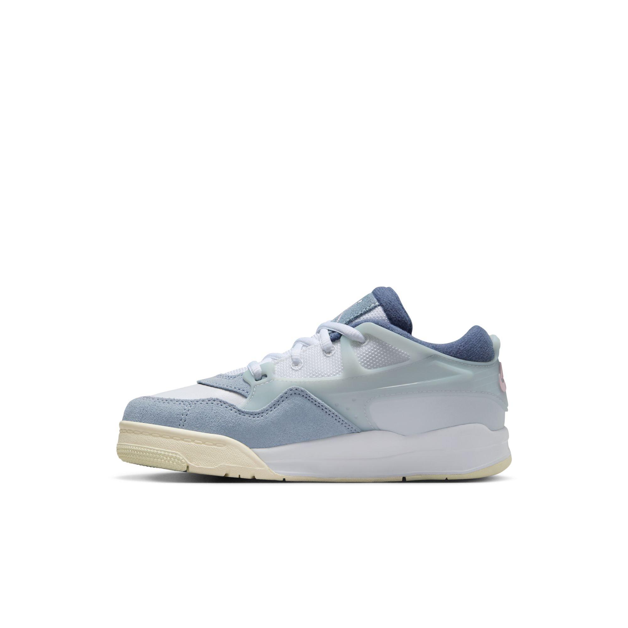 Jordan 4 RM Preschool Girls' "White/Prism Pink/Diffused Blue" Shoe