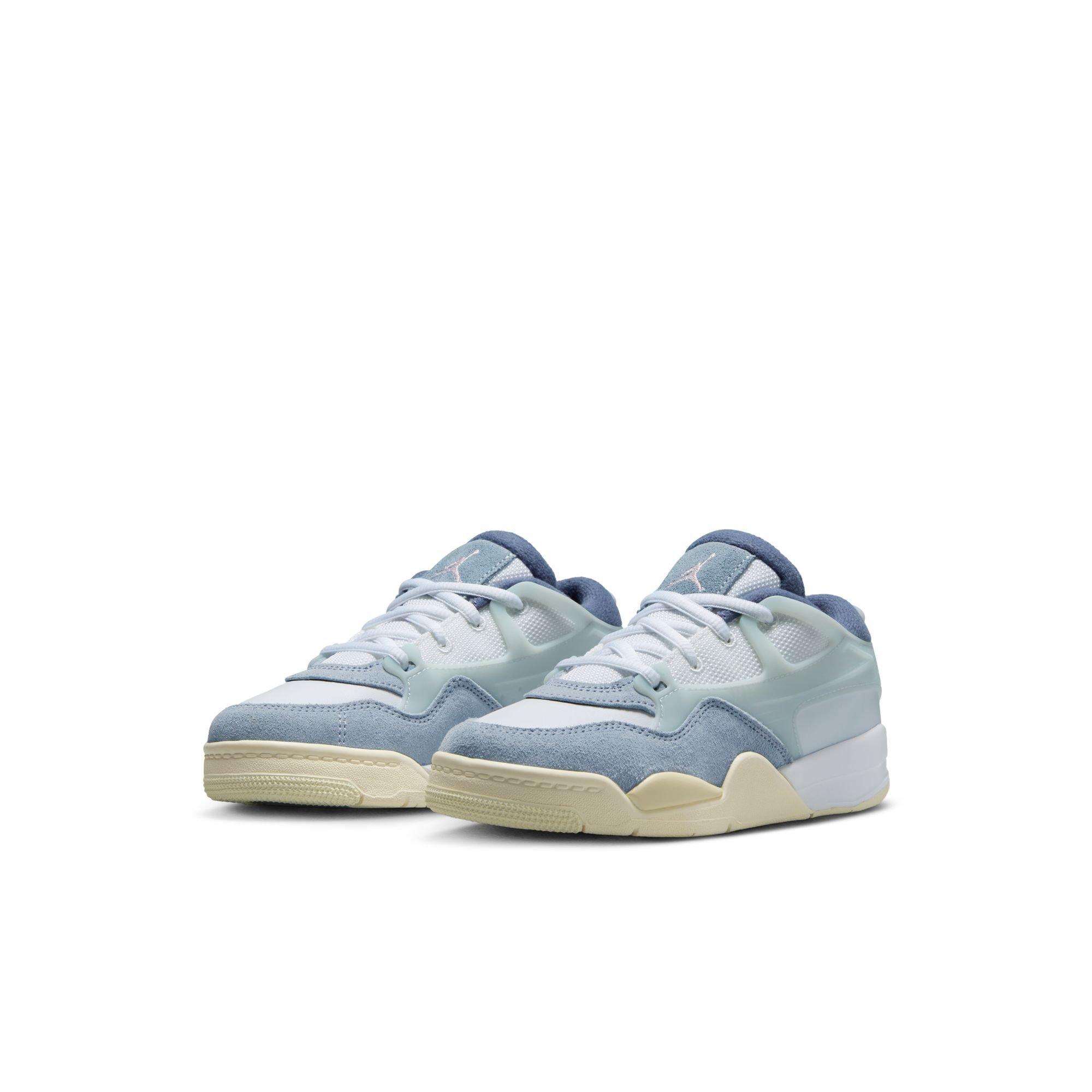 Jordan 4 RM Preschool Girls' "White/Prism Pink/Diffused Blue" Shoe