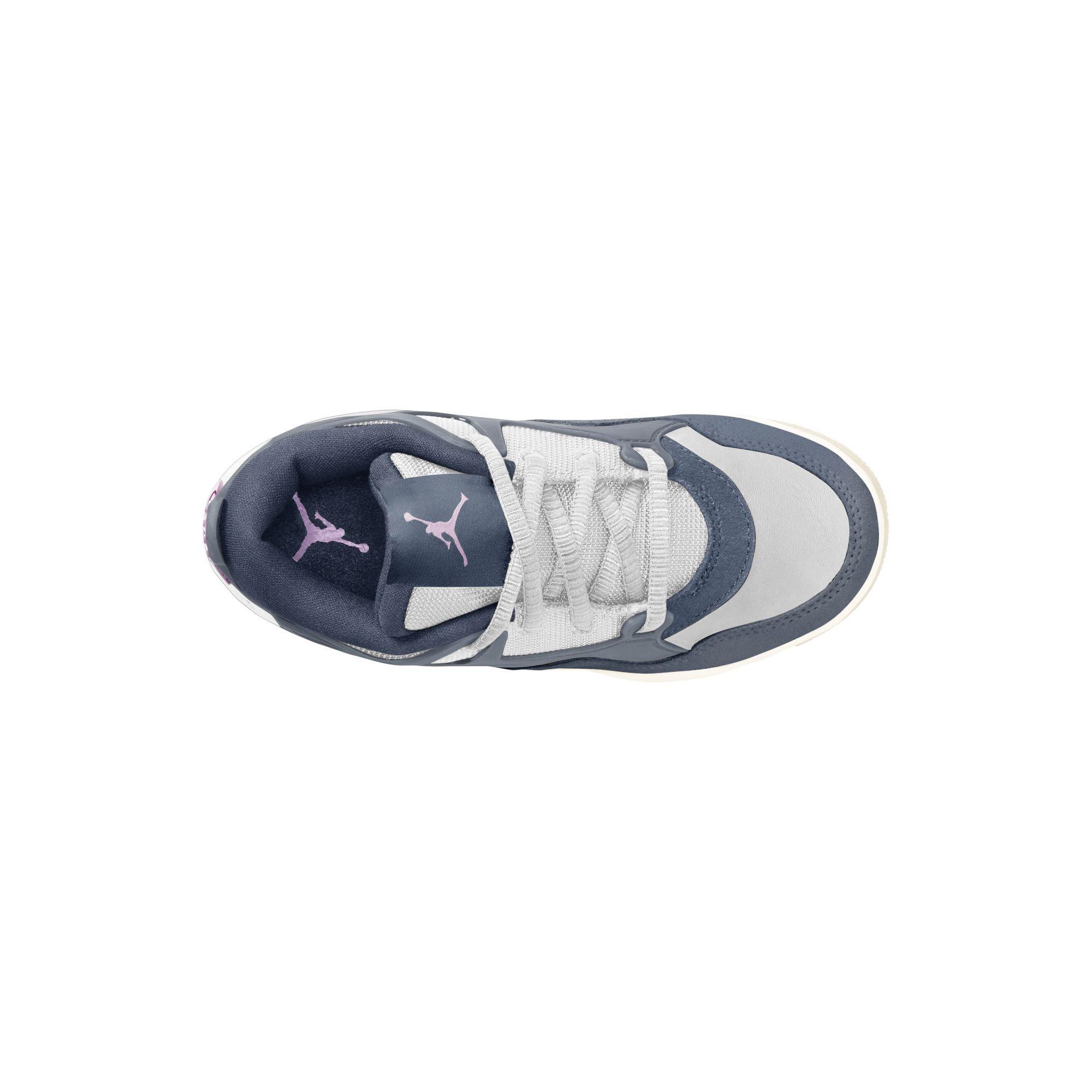 Jordan 4 RM Preschool Girls' "White/Prism Pink/Diffused Blue" Shoe