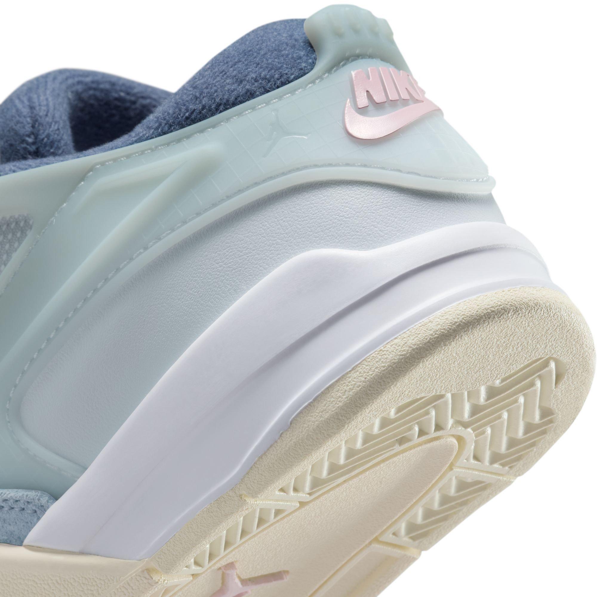 Jordan 4 RM Preschool Girls' "White/Prism Pink/Diffused Blue" Shoe
