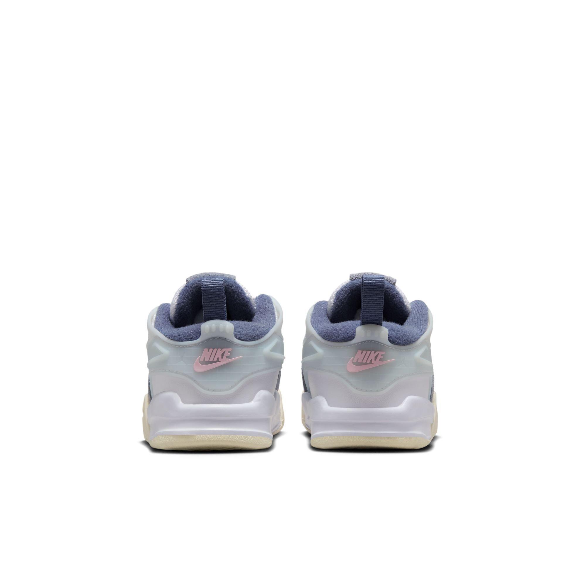 Jordan 4 RM Toddler Girls' "White/Prism Pink/Diffused Blue" Shoe