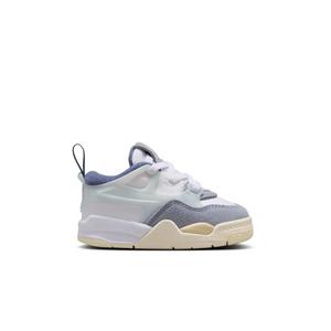 Jordan 4 RM "White/Prism Pink/Diffused Blue" Toddler Girls' Shoe