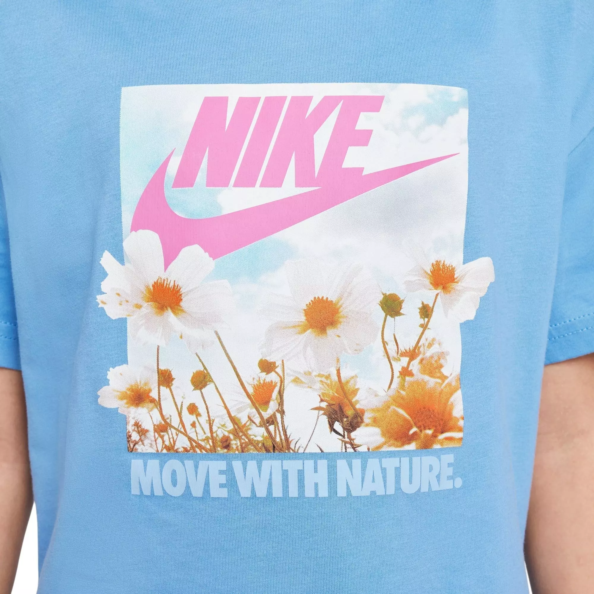 Nike Big Girls' Sportswear Photo Tee - BLUE