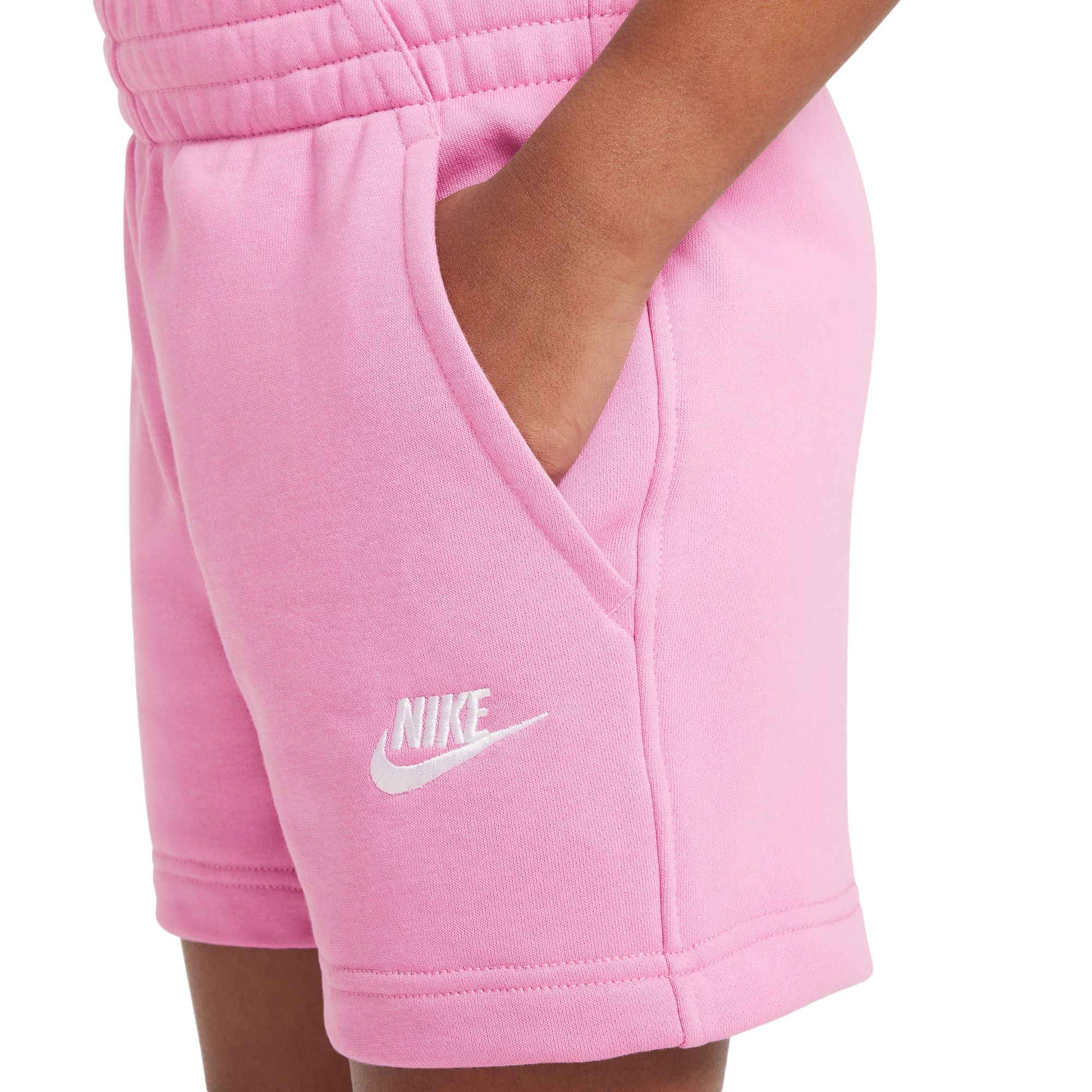 Nike Big Girls' Sportswear Club Fleece 5" French Terry Shorts