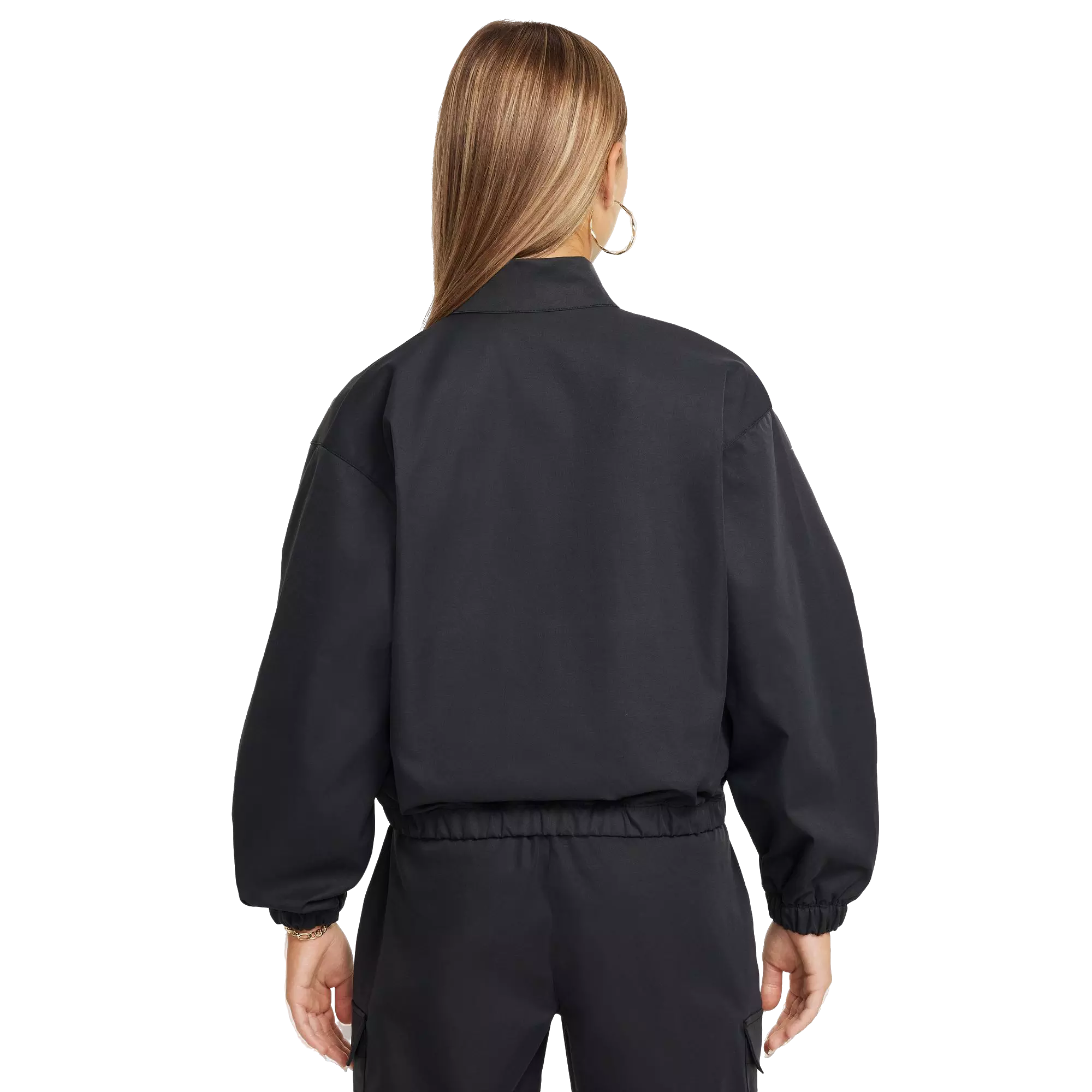 Nike Big Girls' Oversized Lightweight Jacket - BLACK