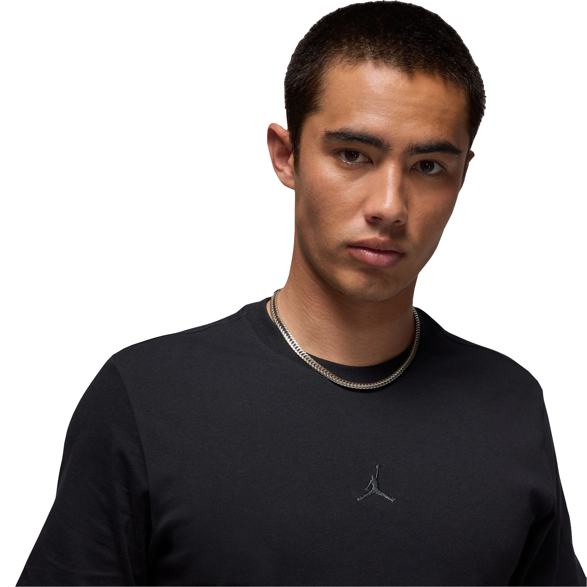 Jordan Men's Flight Essentials AJ1 Tee-Black - BLACK Thumbnail View 3