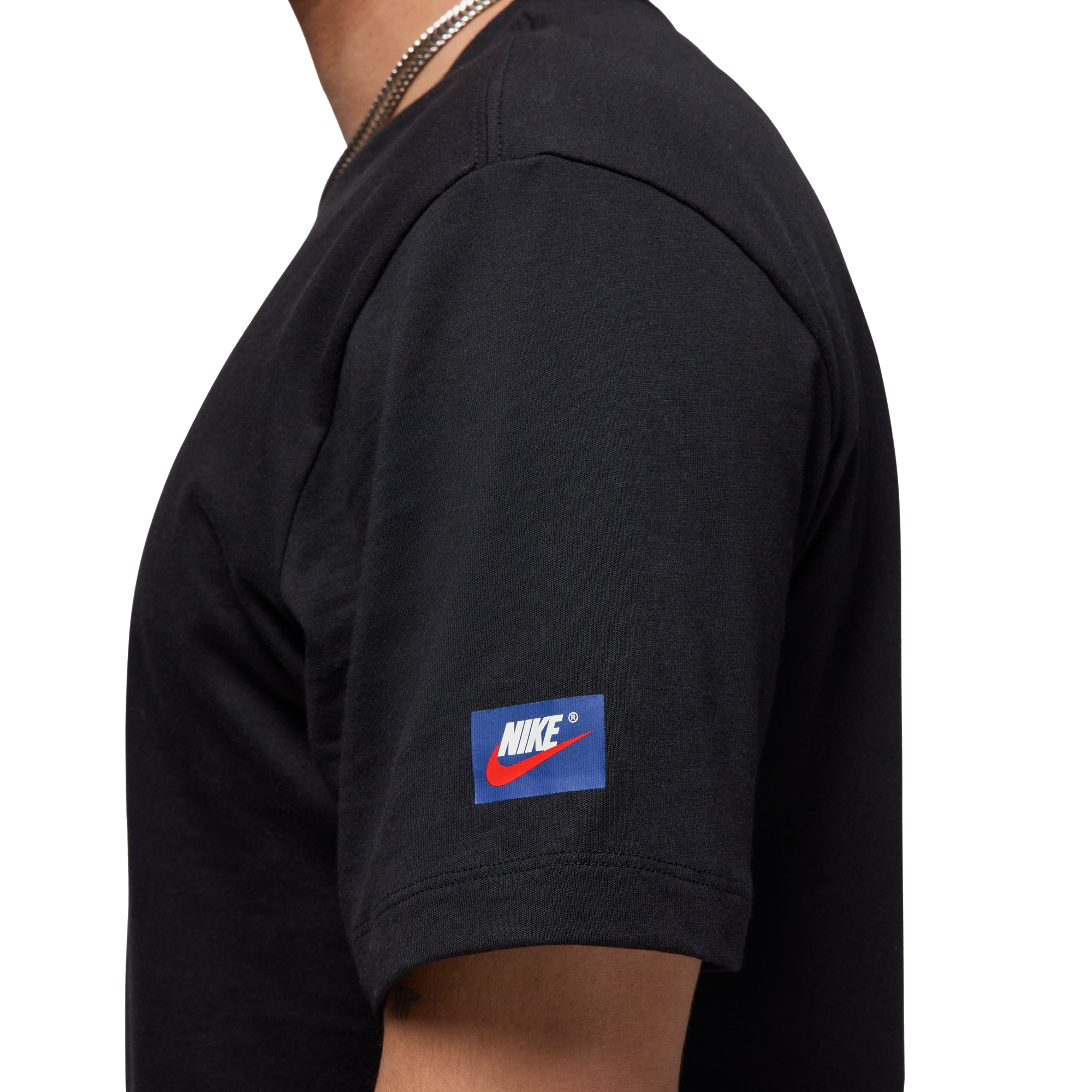 Jordan Men's Flight Essentials AJ1 Tee-Black - BLACK Thumbnail View 4