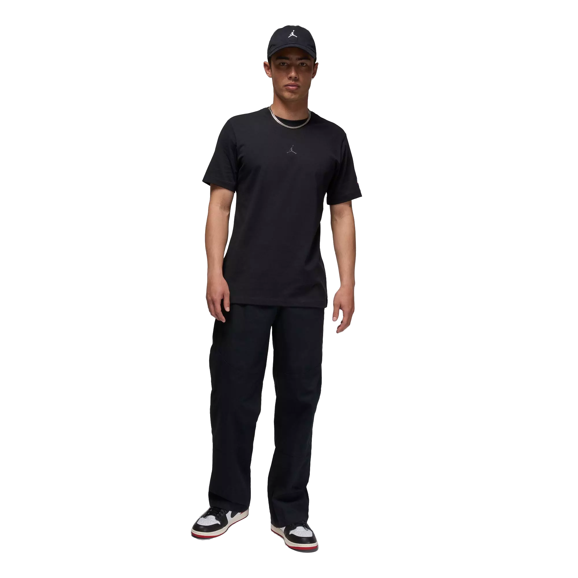 Jordan Men's Flight Essentials AJ1 Tee-Black - BLACK